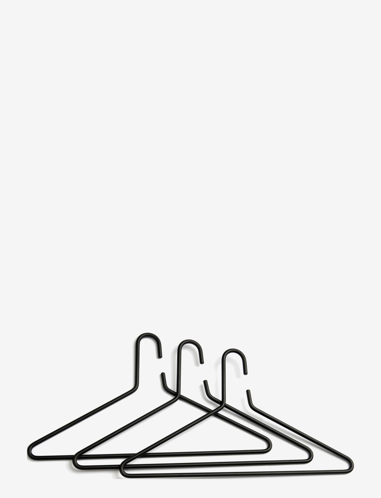 ESSEM DESIGN 3-Pack Bøjle Triangel Schwarz - One Size - Unisex