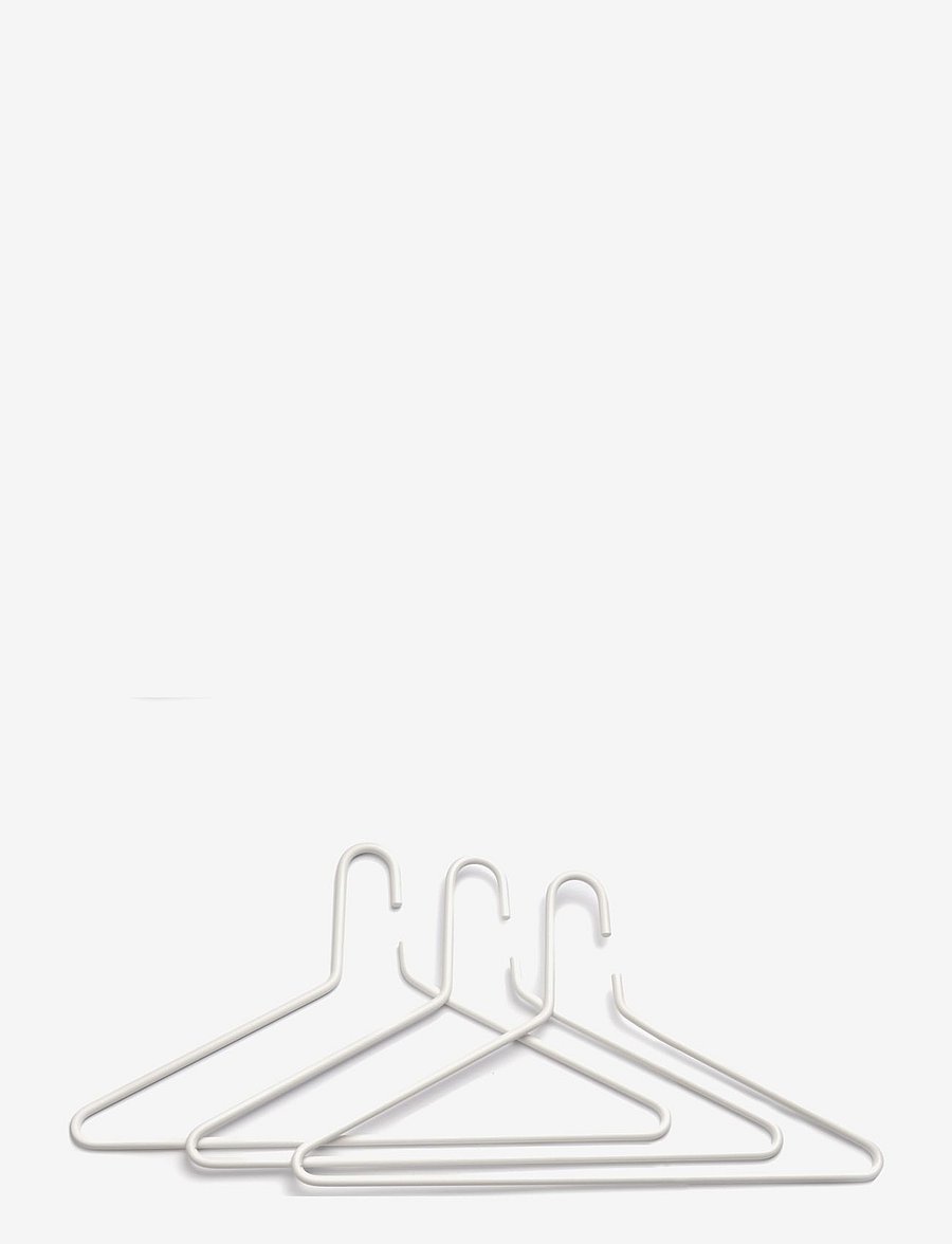 Essem Design - 3 pack Hanger Triangel - riidepuud - white textured - 0