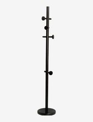 Skruvad coat stand - BLACK STAINED BEECH