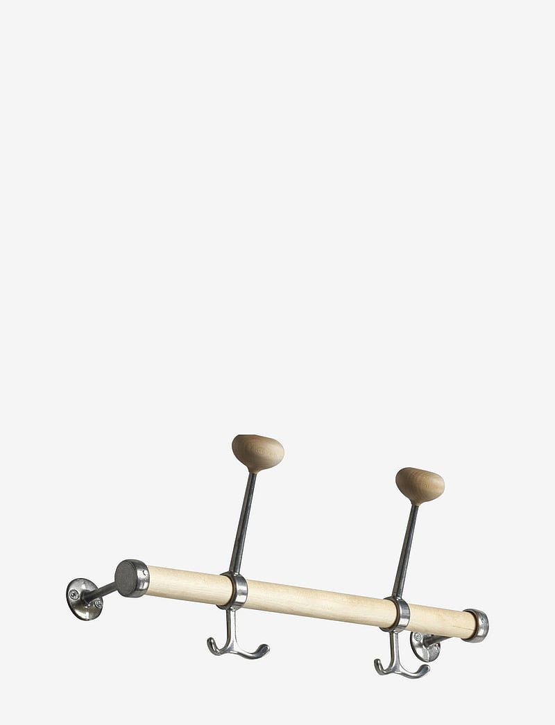 Essem Design - Gustav hook strip - kleiderhaken und ständer - birch,aluminium - 0