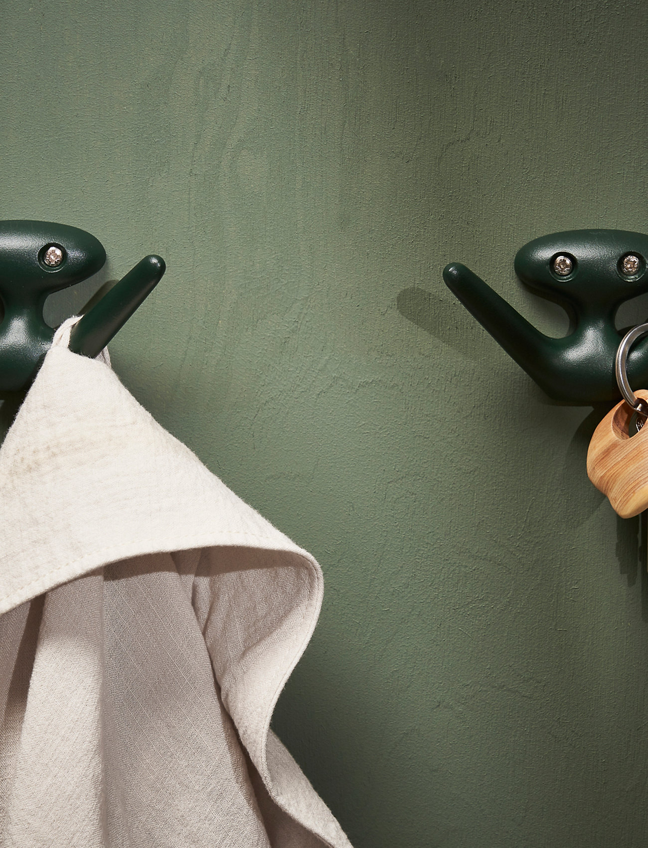 Essem Design Mama Krog, One Size, Hooks & Knobs, Grün - Hooks, Homeware