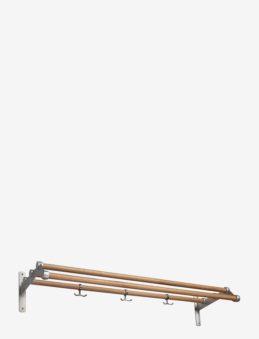 Essem Design - Nostalgi 291 hat rack - regale und verwahrung - oak,aluminium - 0
