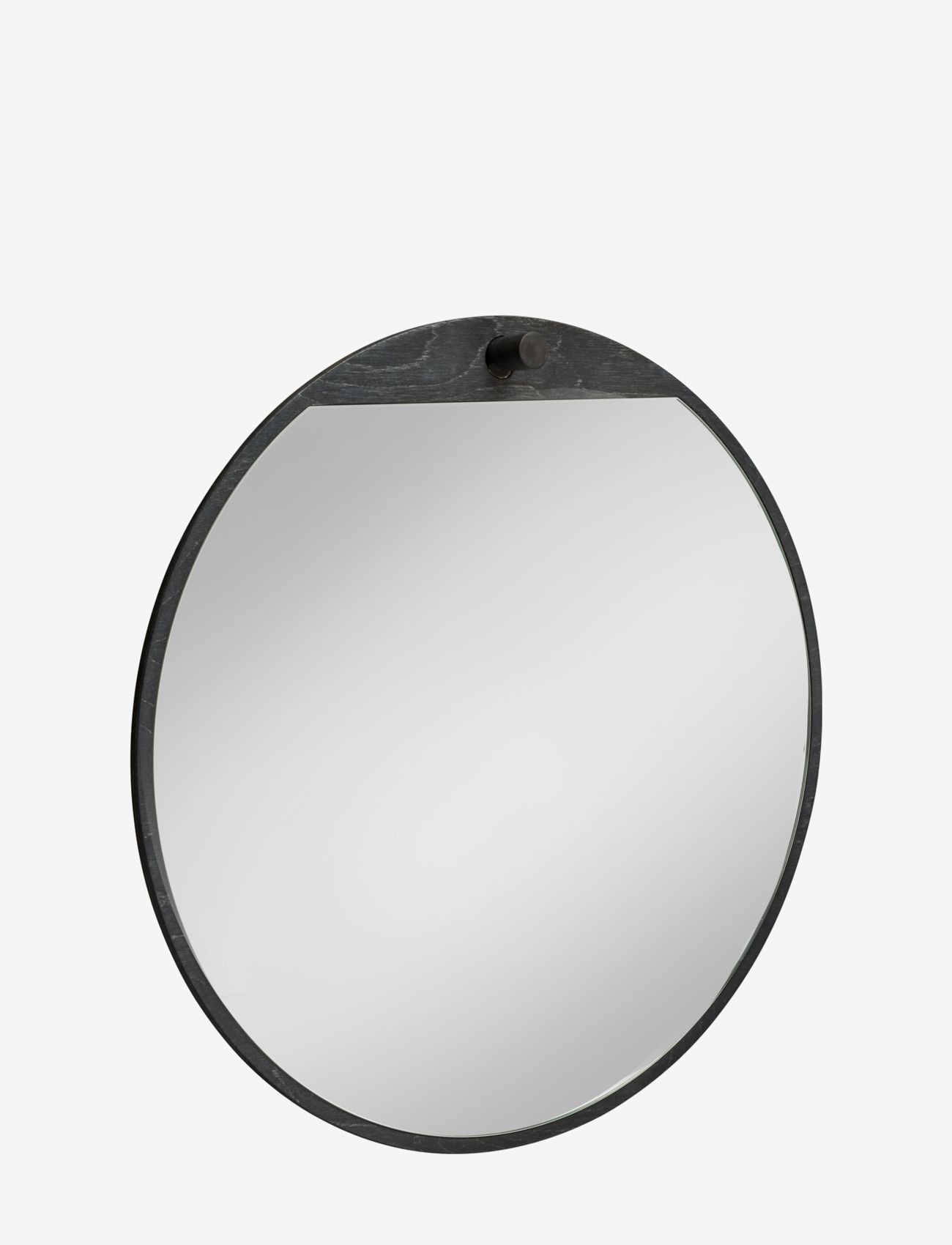 Essem Design - Tillbakablick mirror round - apvalūs veidrodžiai - black stained birch - 0