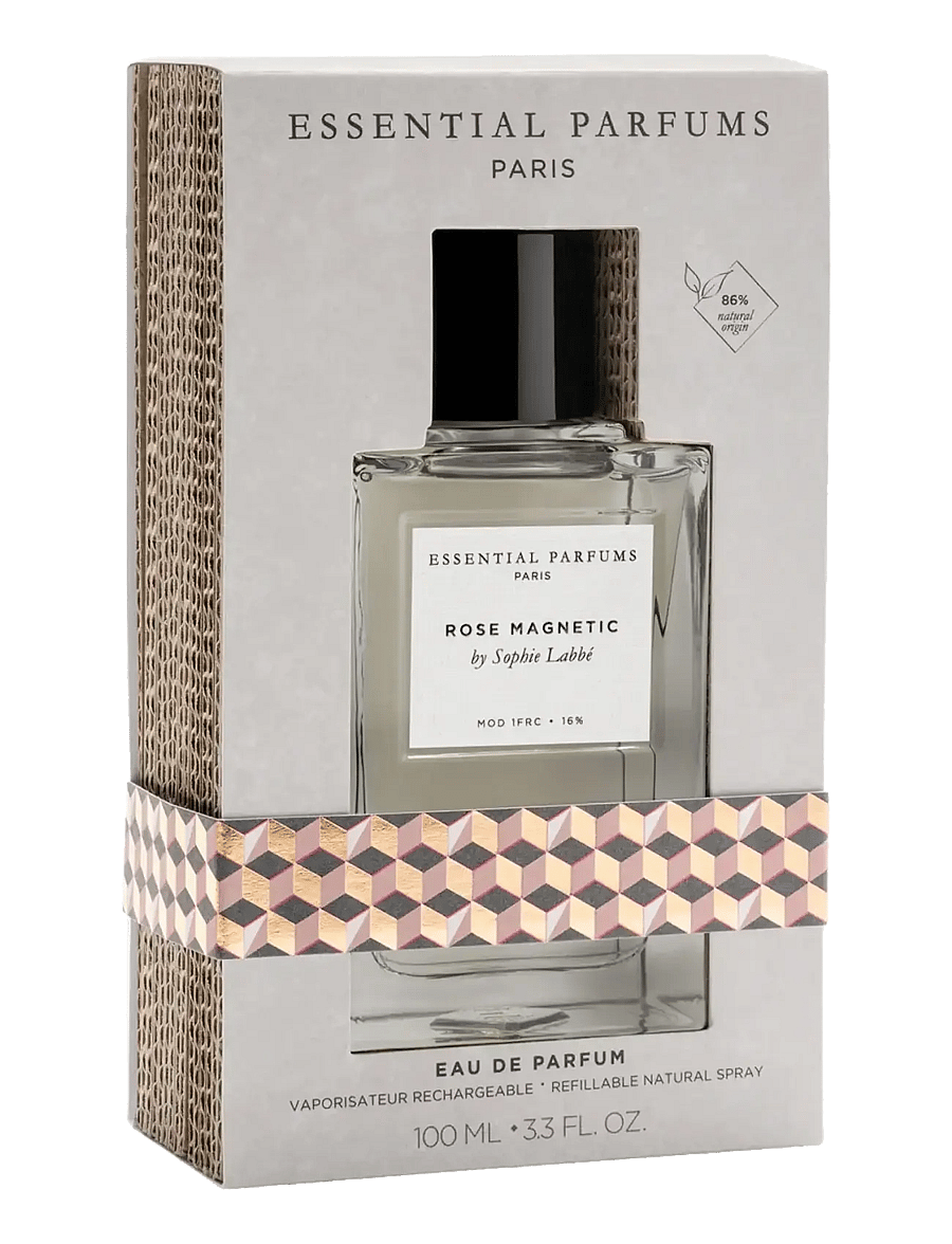 Essential Parfums - ROSE MAGNETIC BY SOPHIE LABBE EAU DE PARFUM REFILLABLE 100ML - til ham - clear - 3