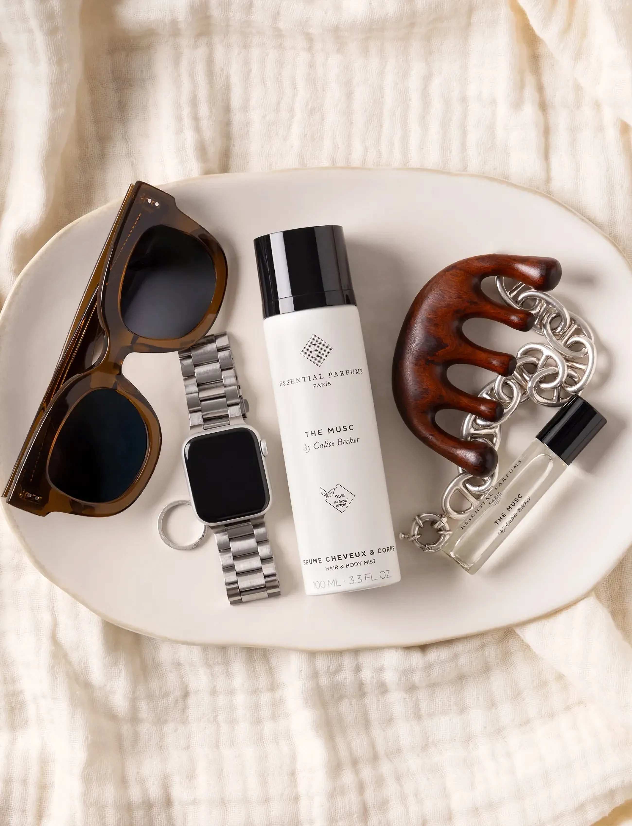 Essential Parfums - THE MUSC BY CALICE BECKER - HAIR & BODY MIST 100ML (ONLINE ONLY) - parfumer - clear - 3
