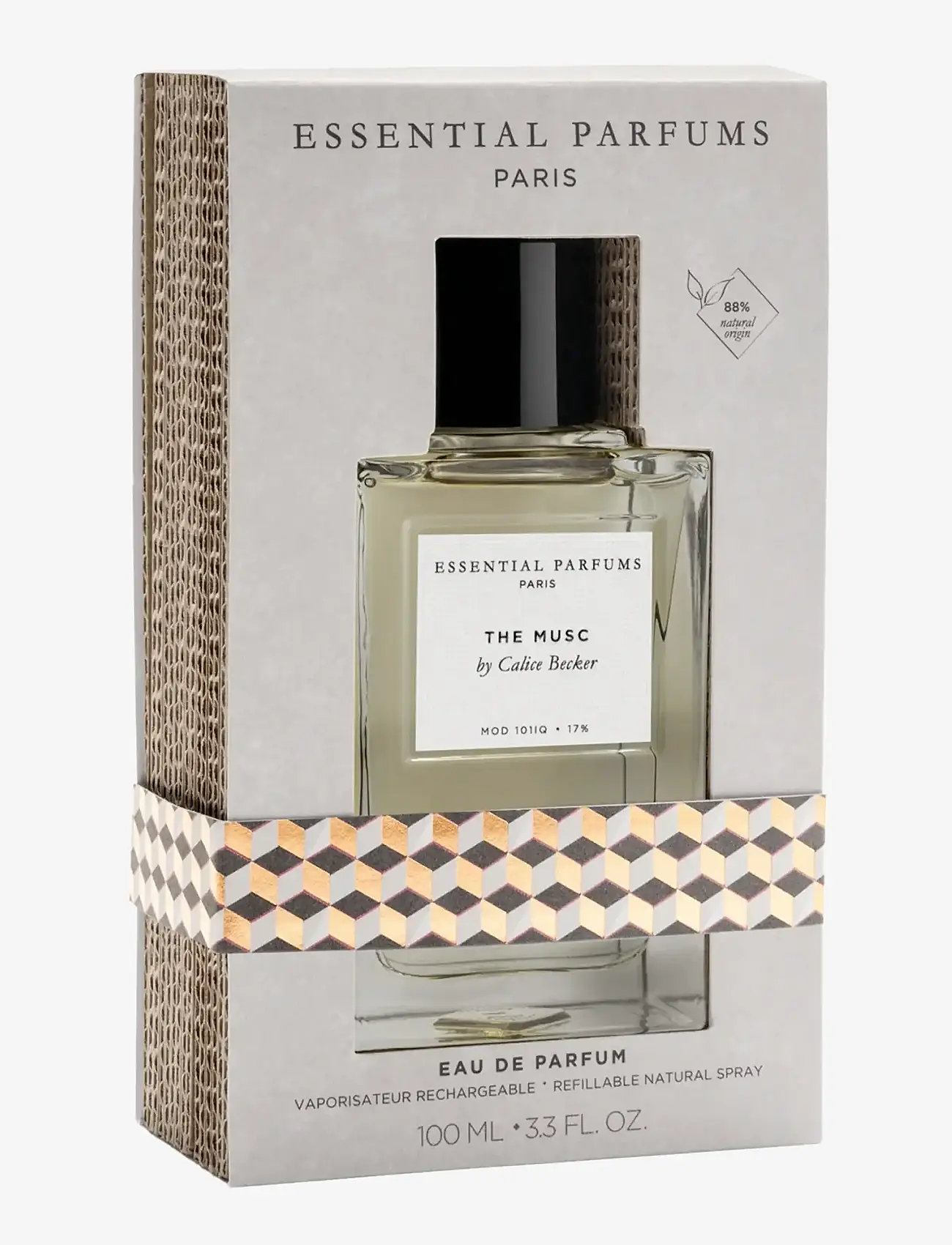 Essential Parfums - THE MUSC BY CALICE BECKER EAU DE PARFUM REFILLABLE 100ML - til ham  - clear - 3