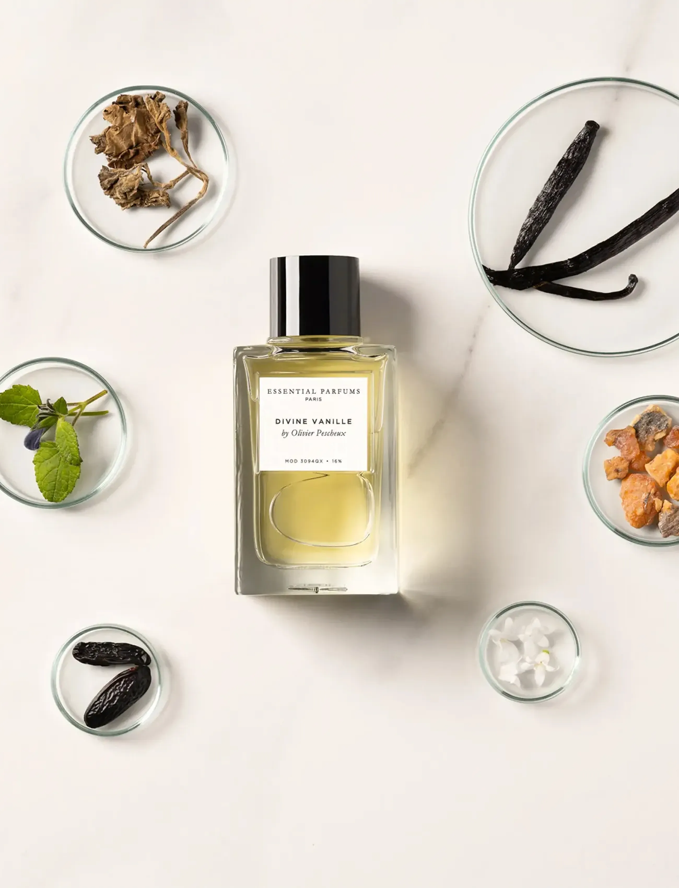 Essential Parfums - DIVINE VANILLE BY OLIVIER PESCHEUX EAU DE PARFUM REFILLABLE 100ML - till honom - clear - 0