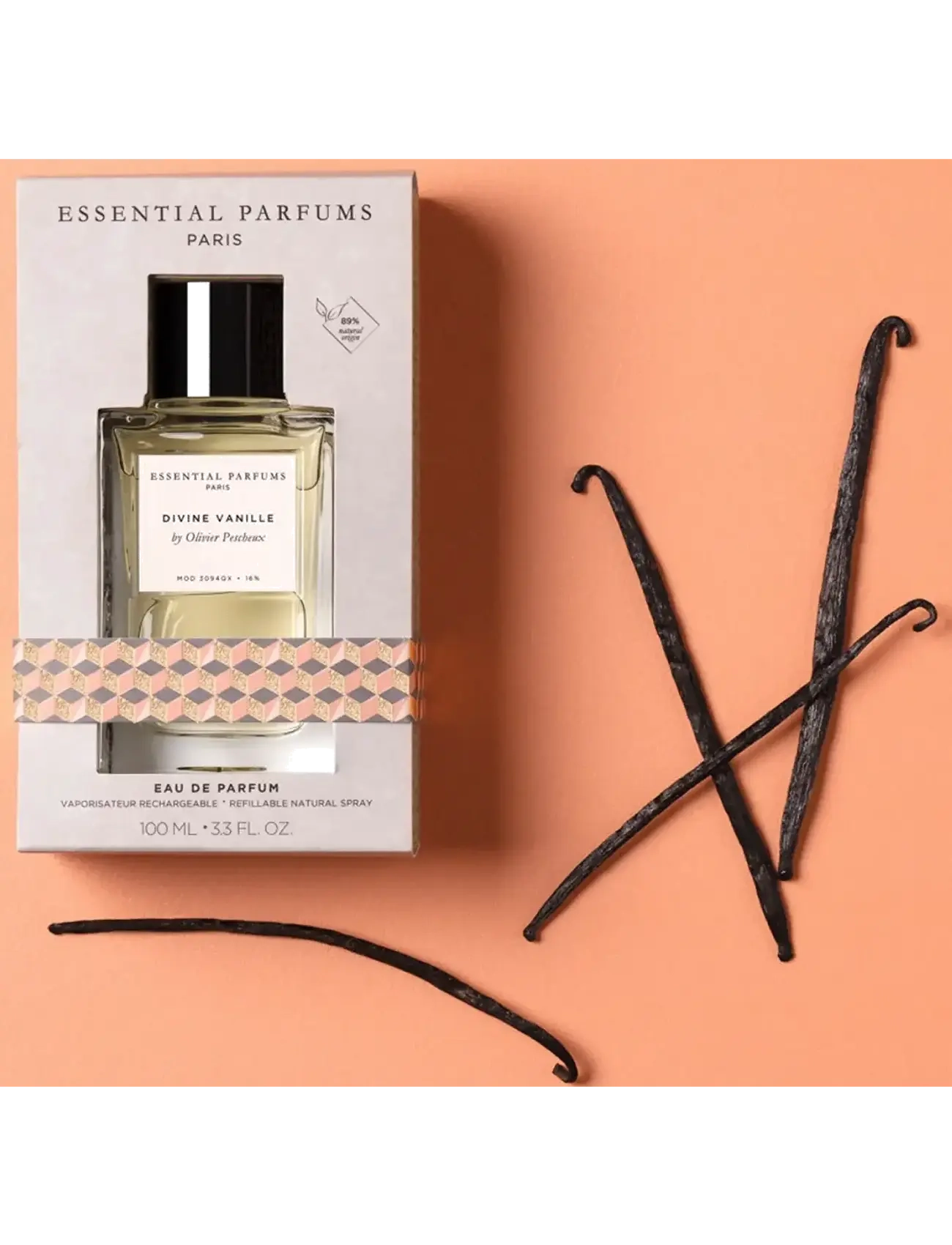 Essential Parfums - DIVINE VANILLE BY OLIVIER PESCHEUX EAU DE PARFUM REFILLABLE 100ML - til ham  - clear - 5