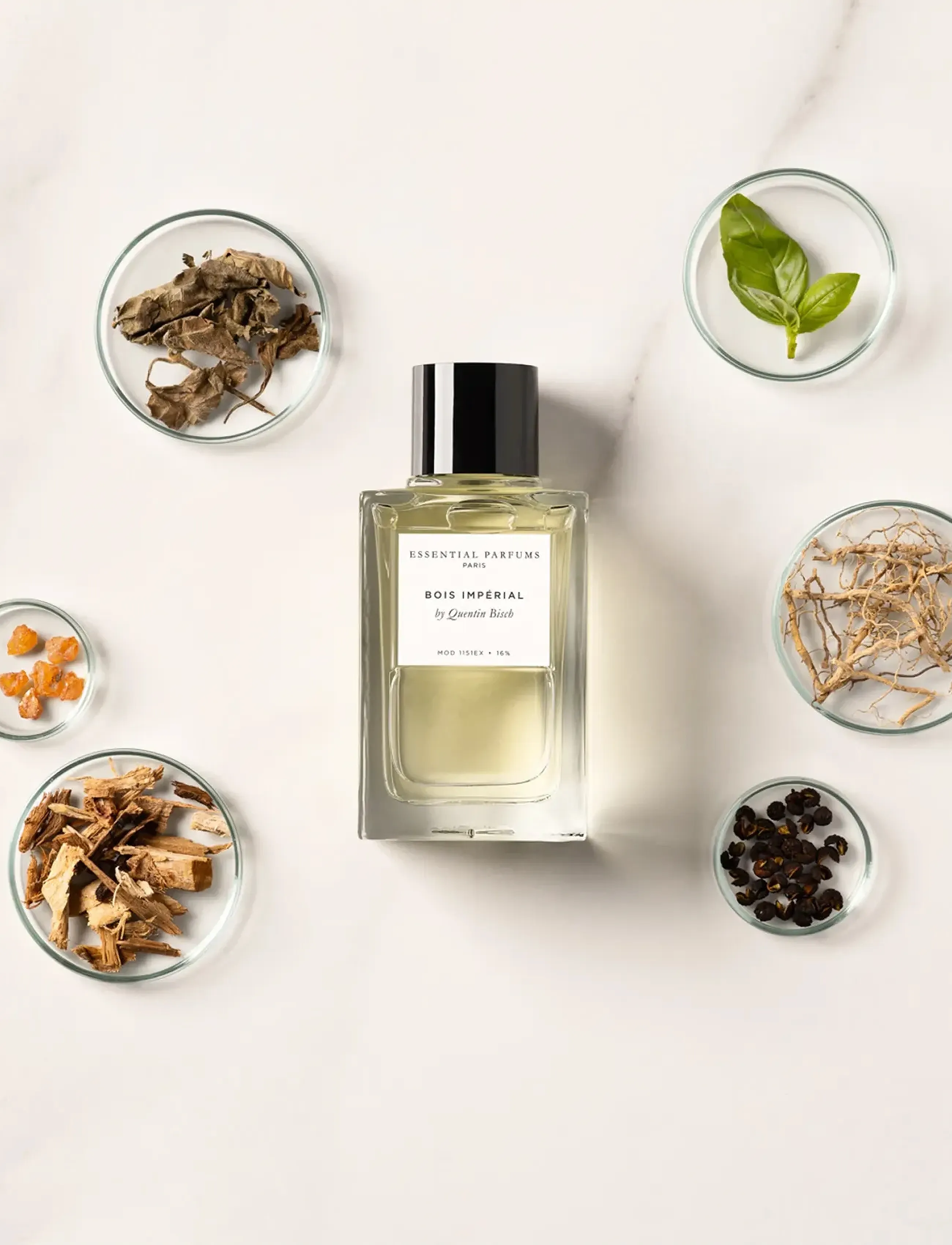 Essential Parfums BOIS IMPERIAL BY QUENTIN BISCH EAU DE PARFUM REFILLABLE 100ML - Tuoksut - CLEAR / undefined