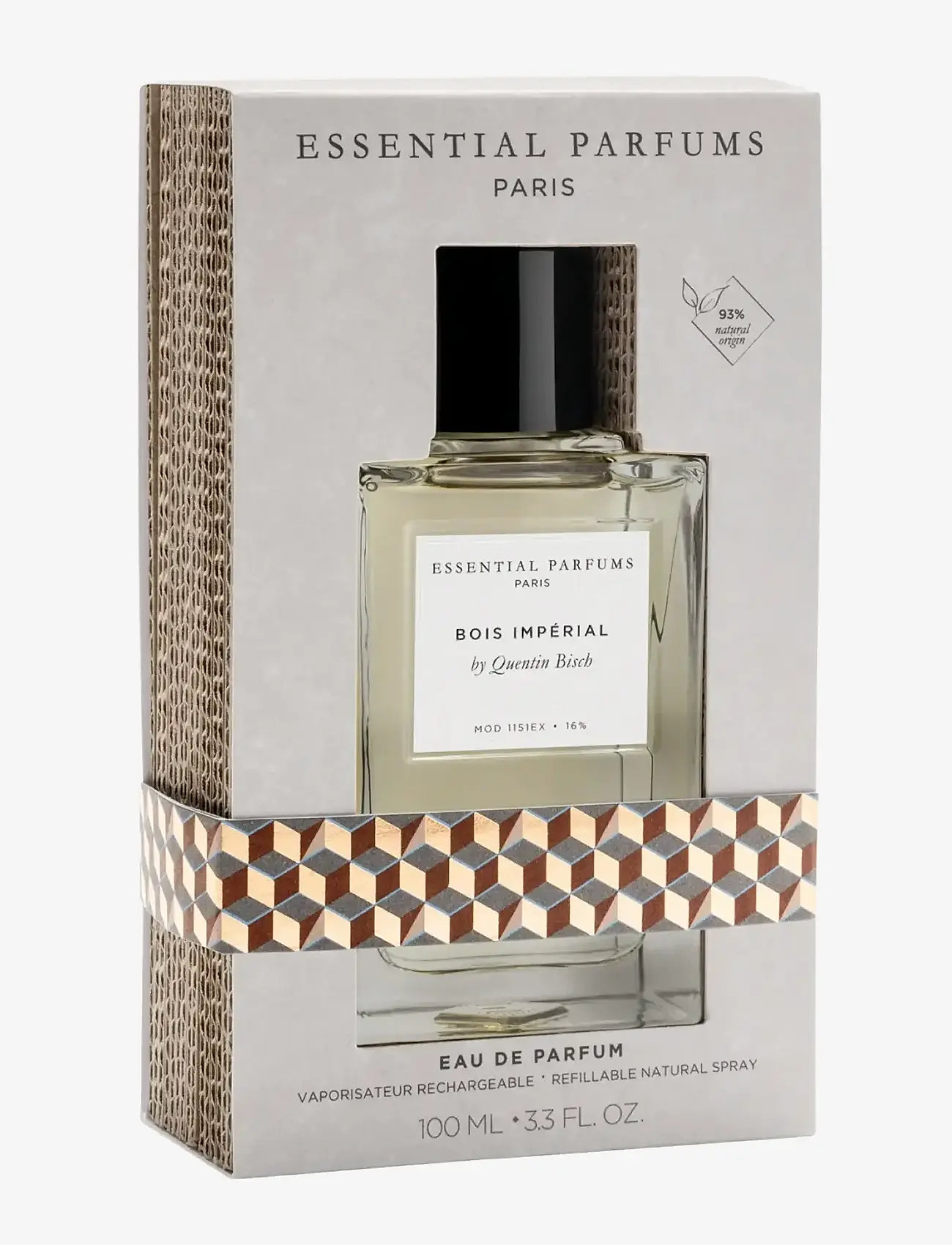Essential Parfums - BOIS IMPERIAL BY QUENTIN BISCH EAU DE PARFUM REFILLABLE 100ML - til ham  - clear - 3