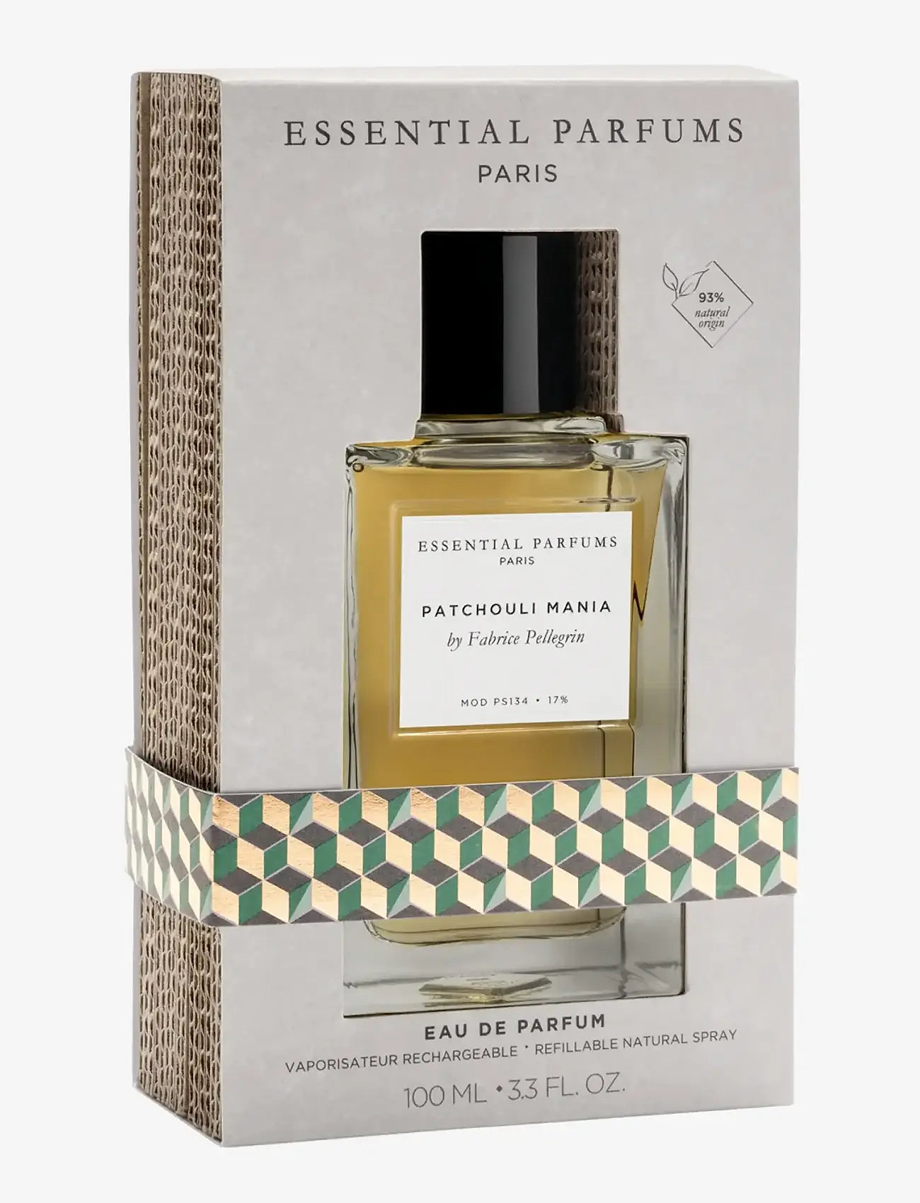 Essential Parfums - PATCHOULI MANIA BY FABRICE PELLEGRIN EAU DE PARFUM REFILLABLE 100ML - til ham  - clear - 3