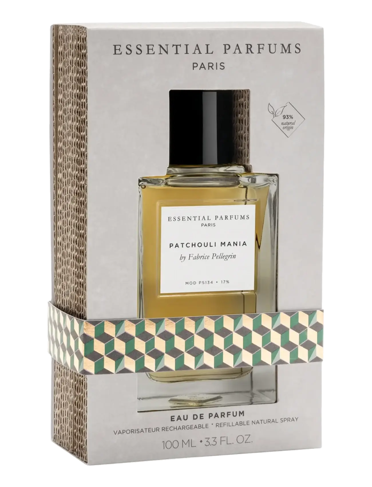 Essential Parfums - PATCHOULI MANIA BY FABRICE PELLEGRIN EAU DE PARFUM REFILLABLE 100ML - till honom  - clear - 3
