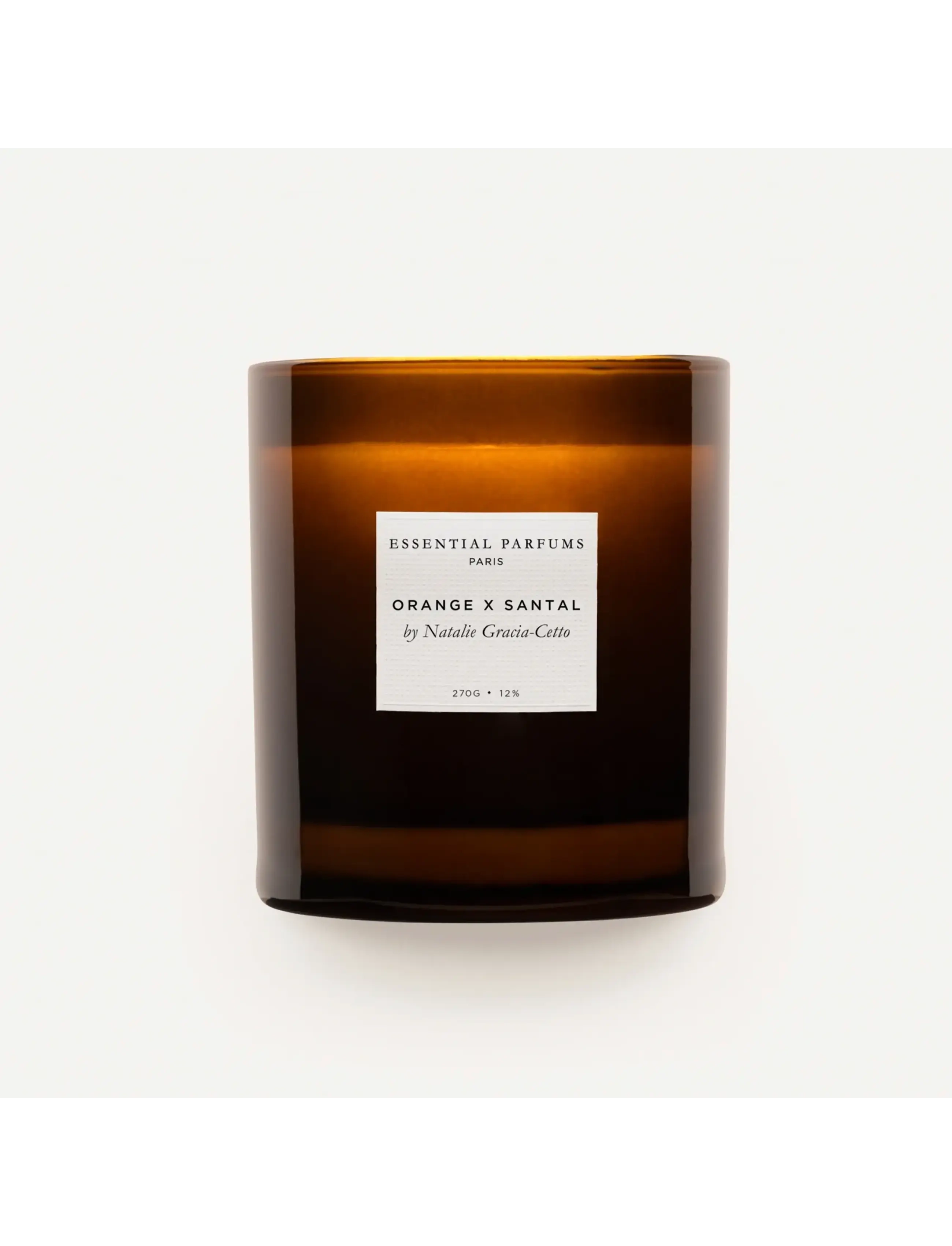 Essential Parfums Orange X Santal By Nathalie Gracia - Cetto Candle 270g - Parfymer & dufter - CLEAR / undefined