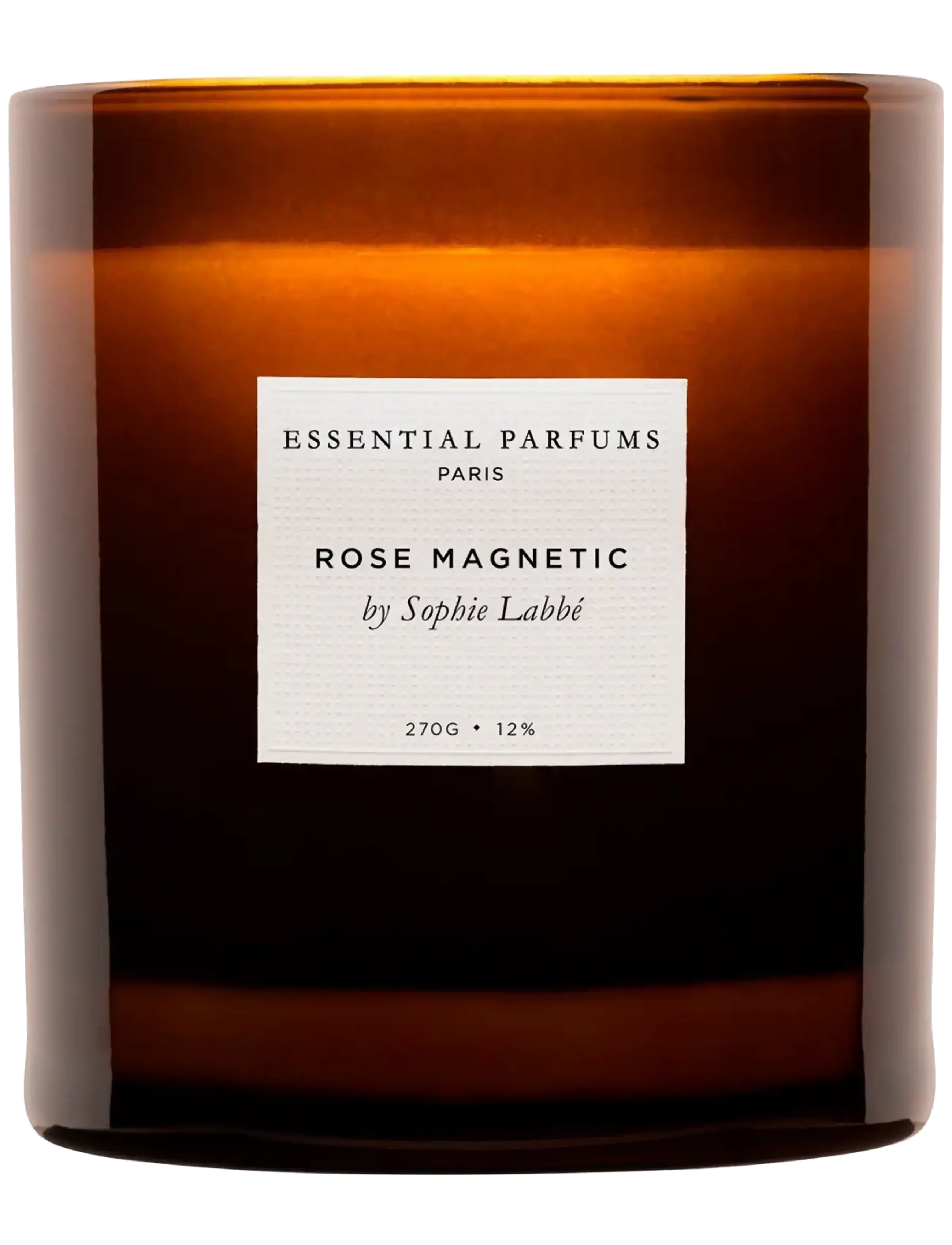 Essential Parfums Rose Magnetic By Sophie Labbé Candle 270G, Scented Candles, Nude, Str: 270 GR