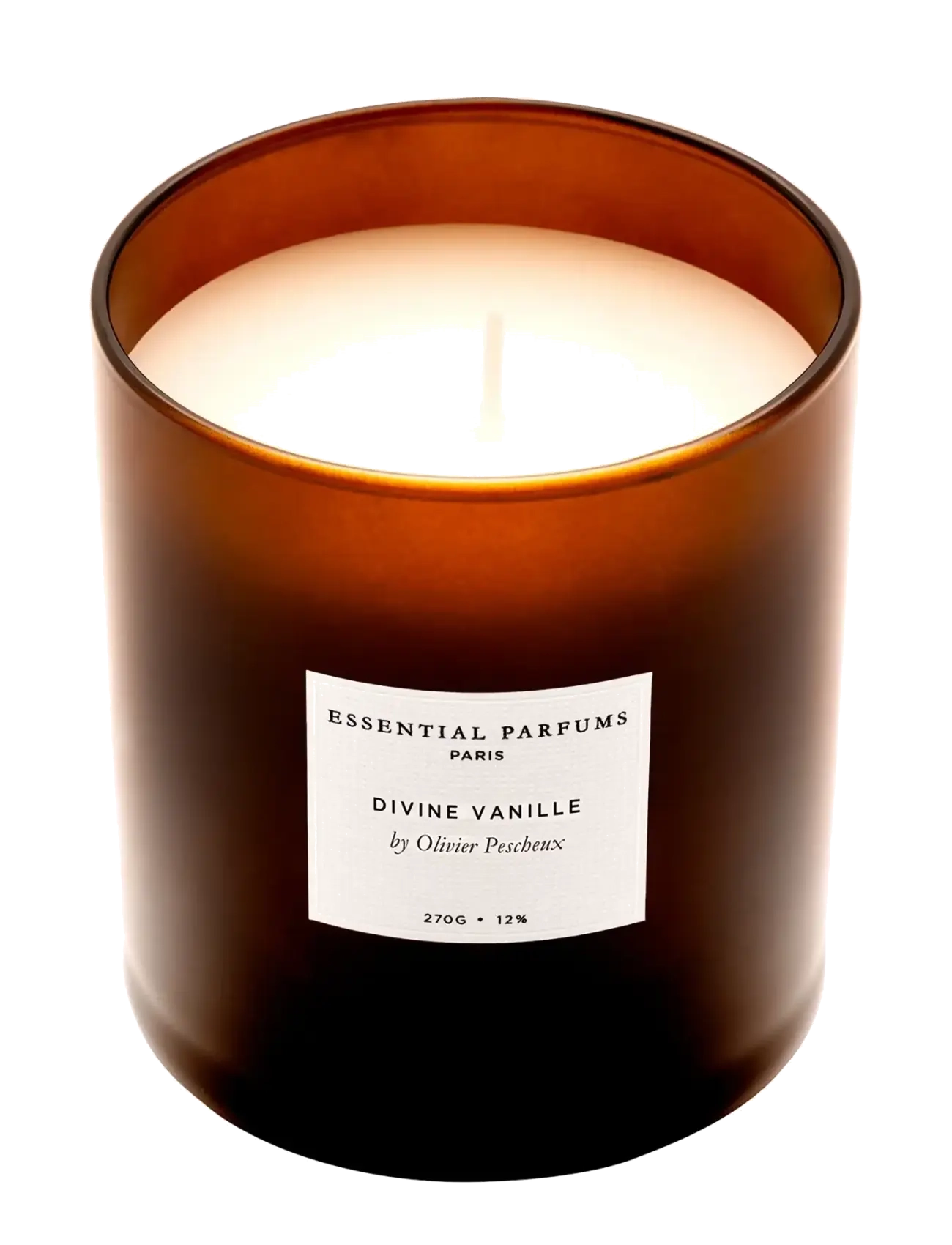 Essential Parfums Divine Vanille By Olivier Pescheux Candle 270g - Nyheder - CLEAR / undefined