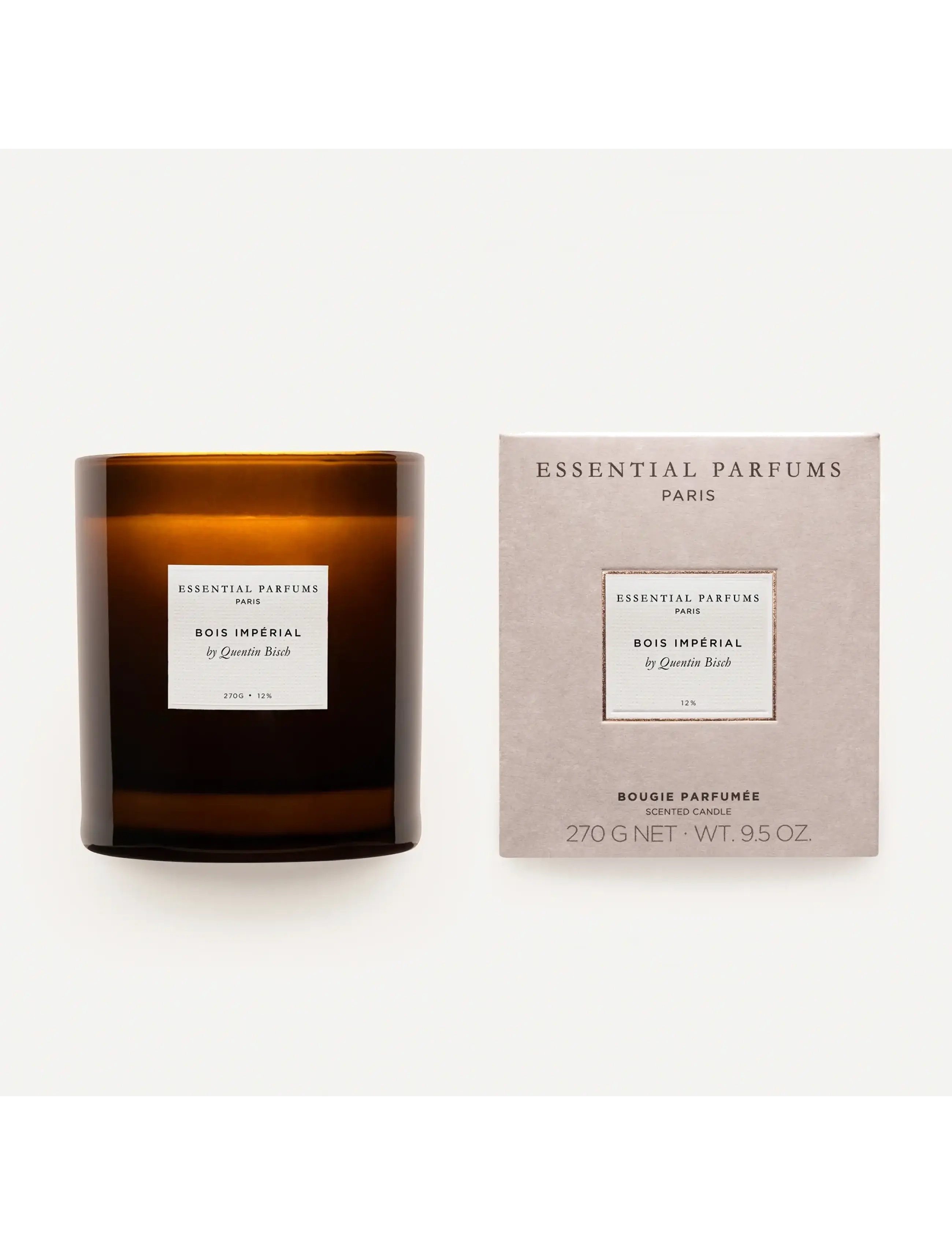 Essential Parfums - Bois Imperial By Quentin Bisch Candle 270g - mellem 200-500 kr - clear - 3