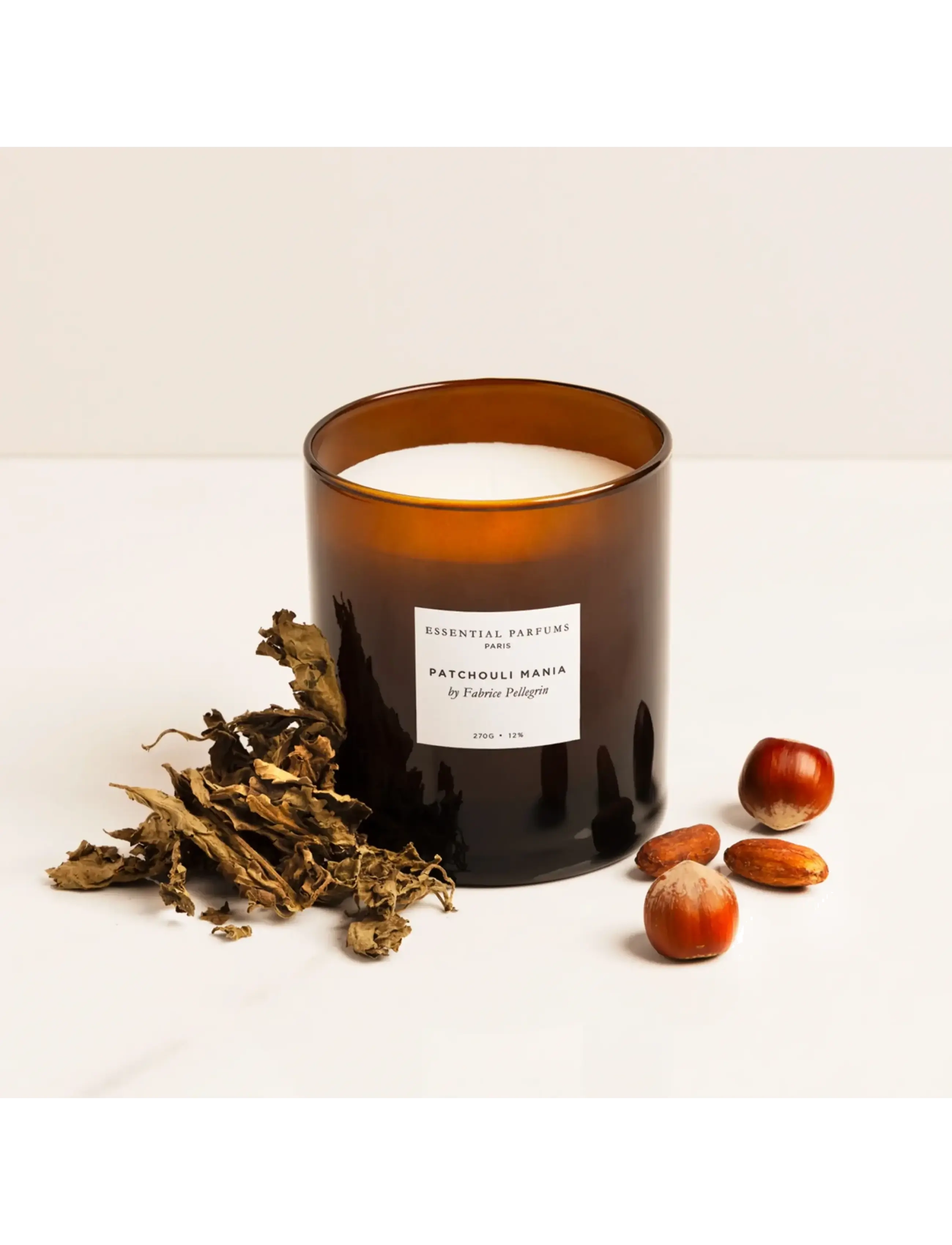 Essential Parfums - Patchouli Mania By Fabrice Pellegrin Candle 270g - Över 500 kr - clear - 1
