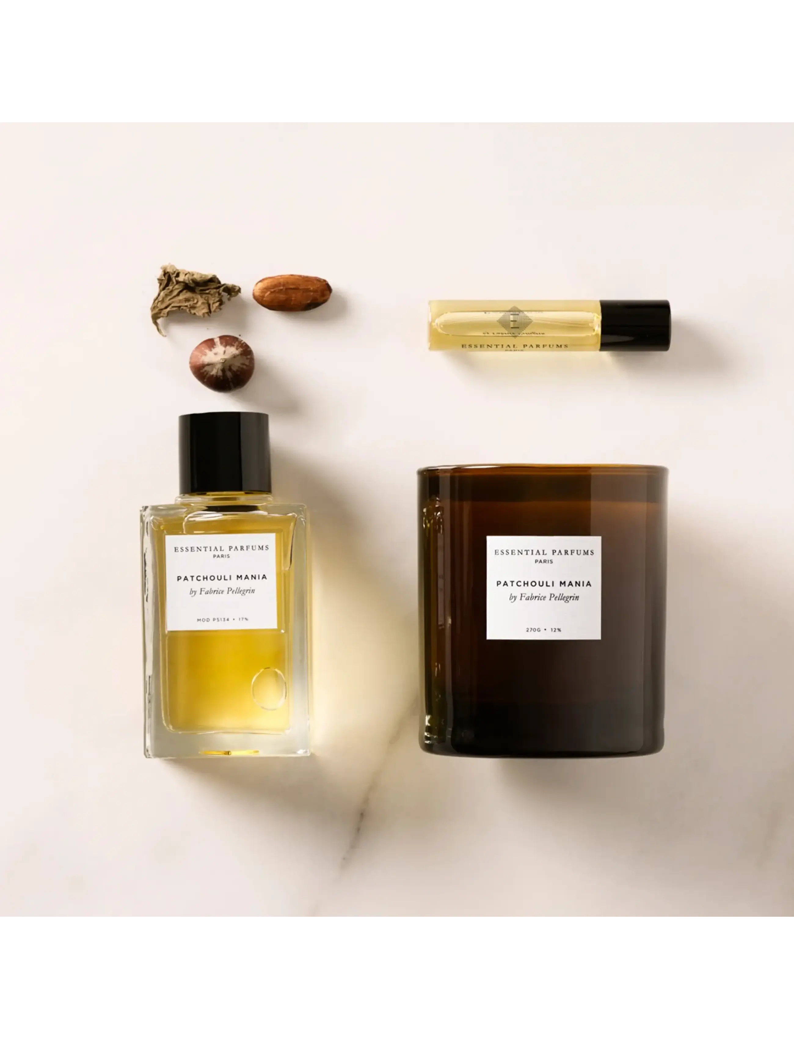 Essential Parfums - Patchouli Mania By Fabrice Pellegrin Candle 270g - Över 500 kr - clear - 4