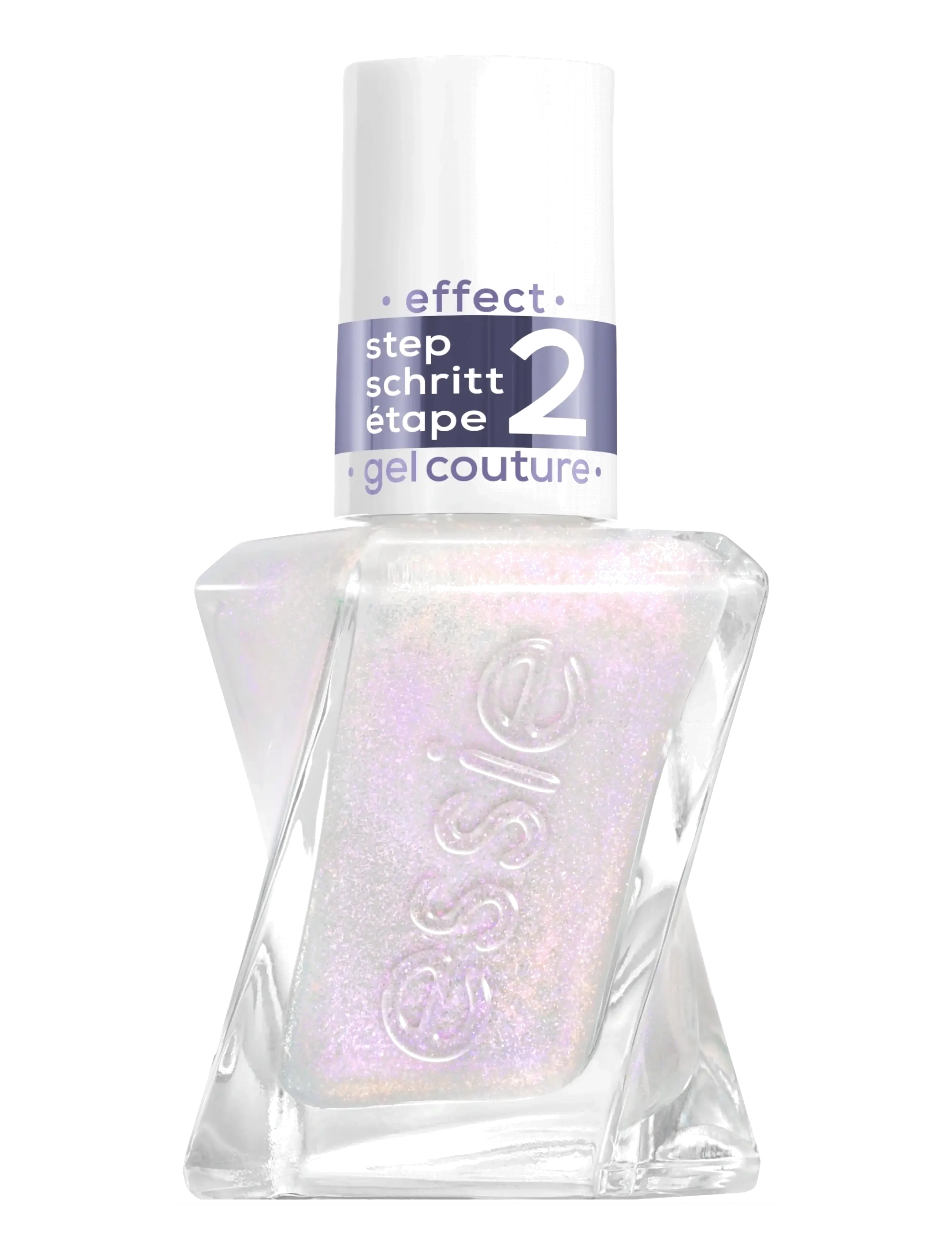 Essie essie gel couture specialeffekt nagellack 563 blushed metal 13,5 ml - Base & Top coat - BLUSHED METAL / silver