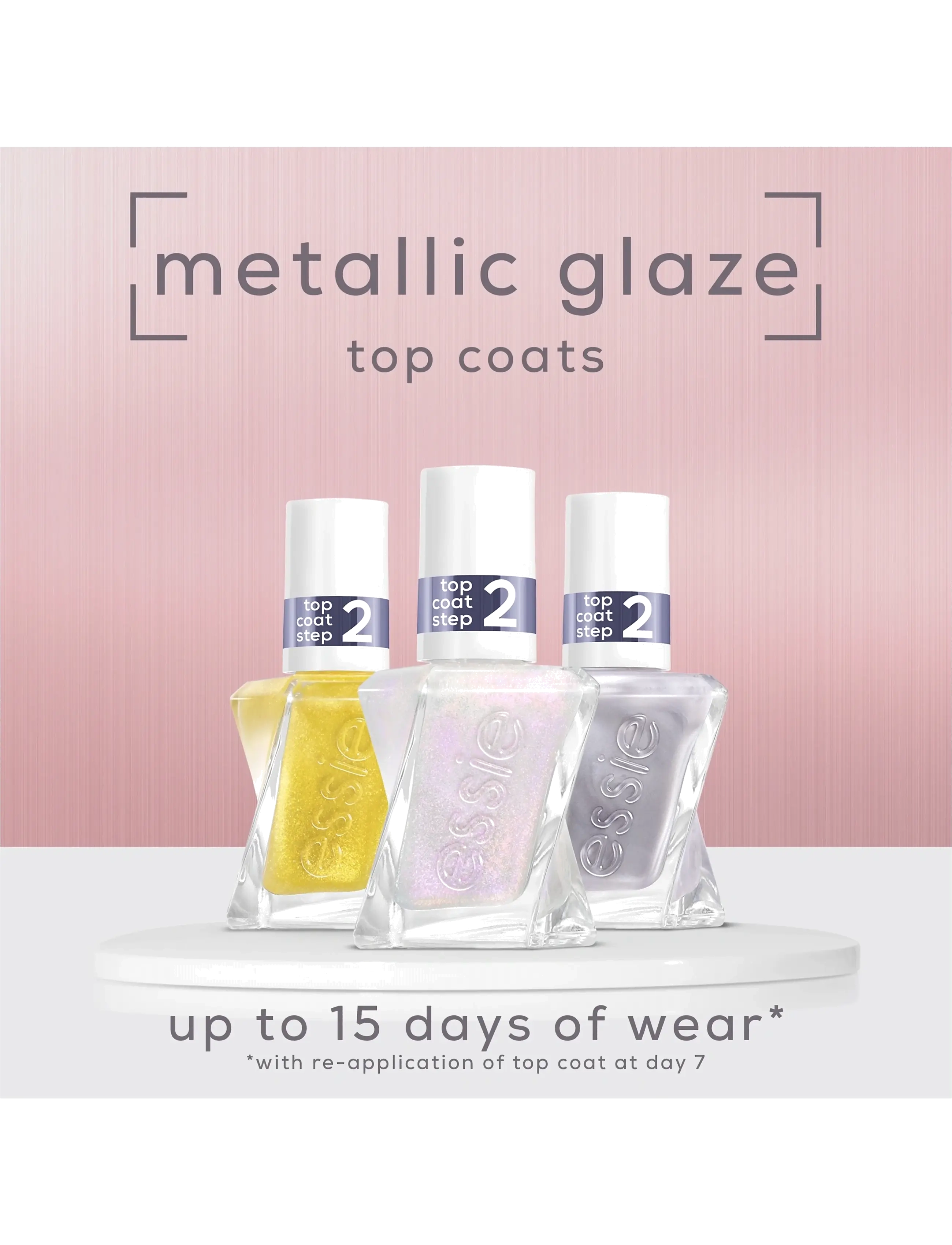 Essie - essie gel couture specialeffekt nagellack 563 blushed metal 13,5 ml - makeup - blushed metal - 2