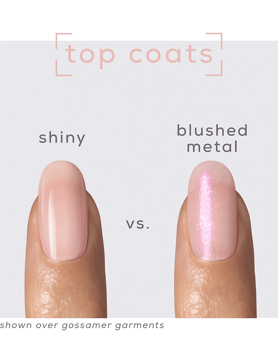 Essie - essie gel couture specialeffekt nagellack 563 blushed metal 13,5 ml - blushed metal - 3