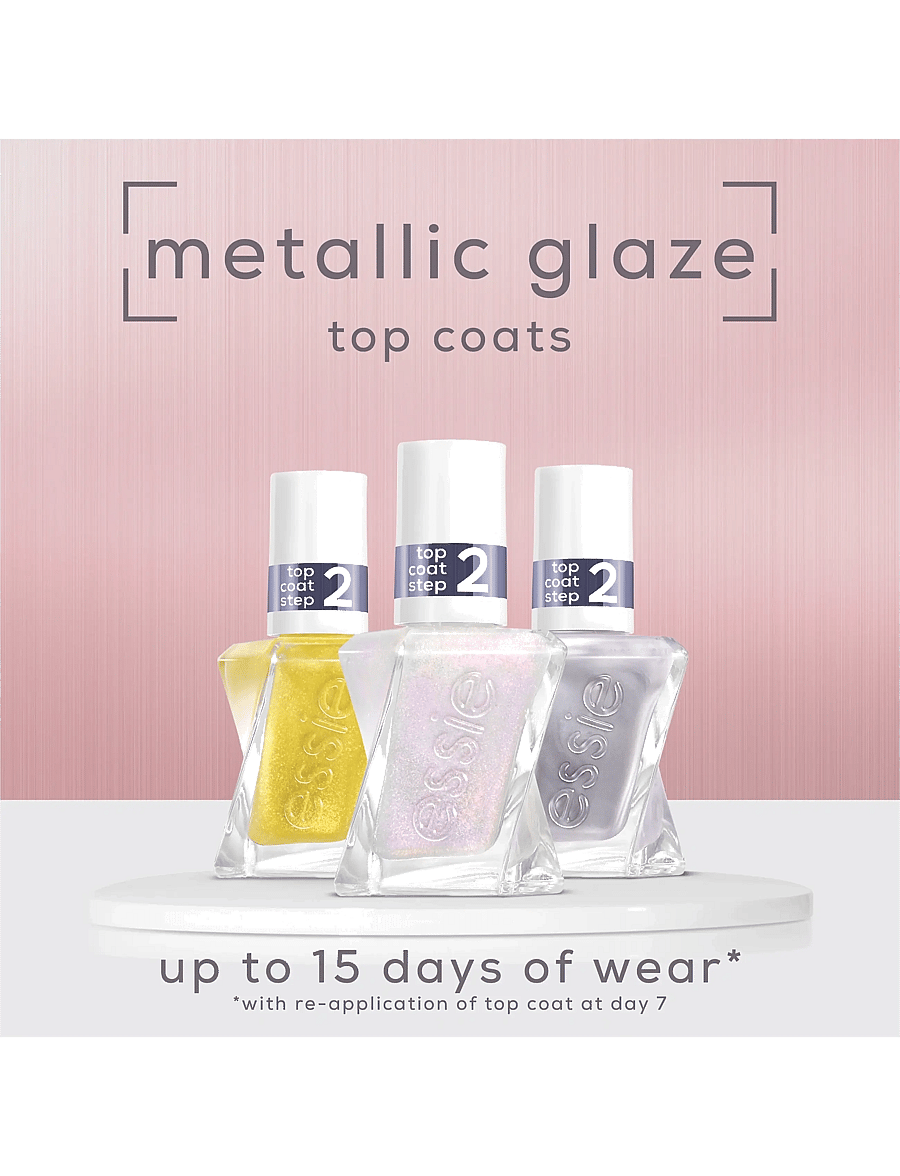 Essie - essie gel couture specialeffekt nagellack 564 glazed chrome 13,5 ml - glazed chrome - 3