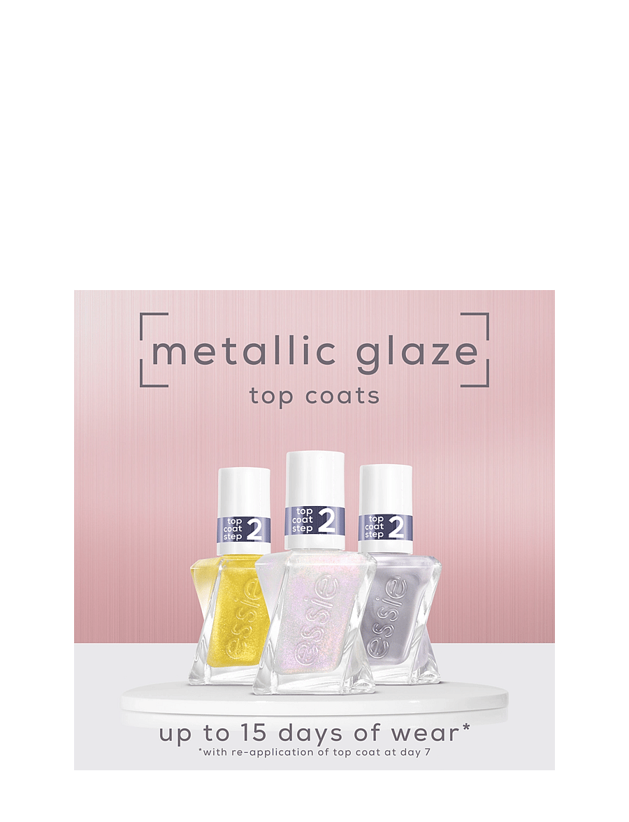 Essie - essie gel couture specialeffekt nagellack 565 crushed gold 13,5 ml - crushed gold - 3