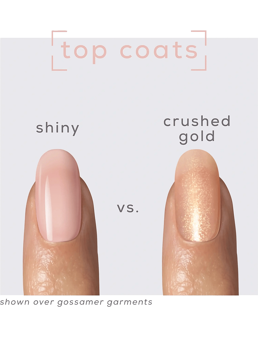 Essie - essie gel couture specialeffekt nagellack 565 crushed gold 13,5 ml - crushed gold - 4