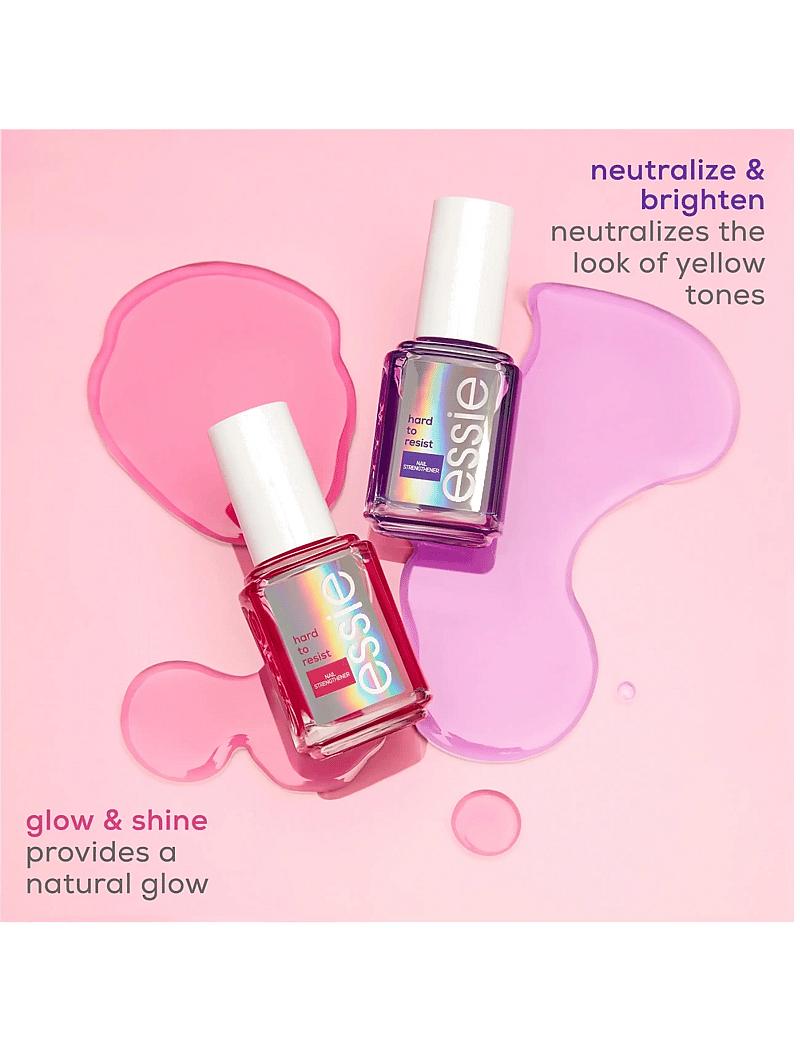 Essie - essie hard to resist glow & shine sheer pink - makeup - transparent - 3