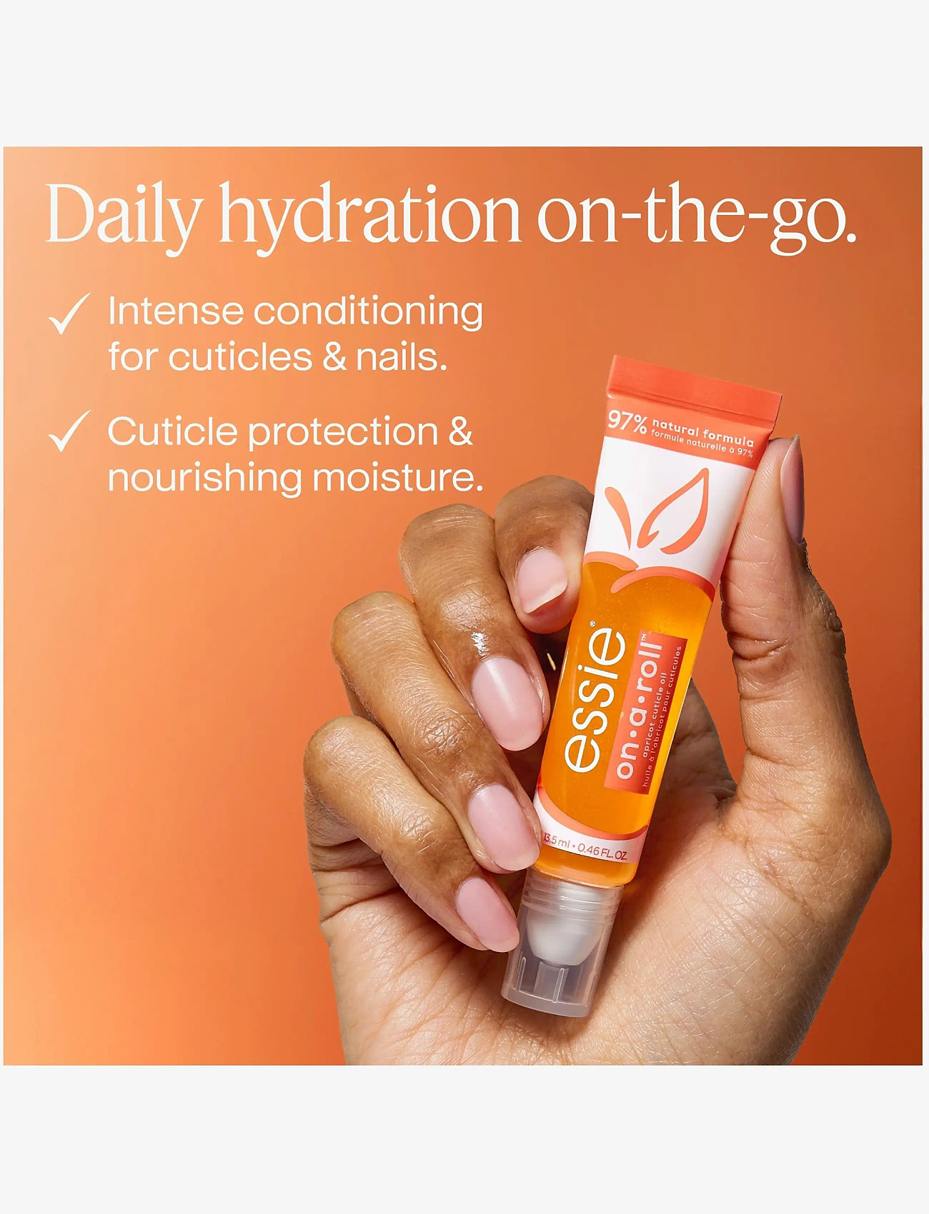 Essie - essie On-a-roll Apricot Nail and Cuticle Oil 13,5 ml - smink - no colour - 2