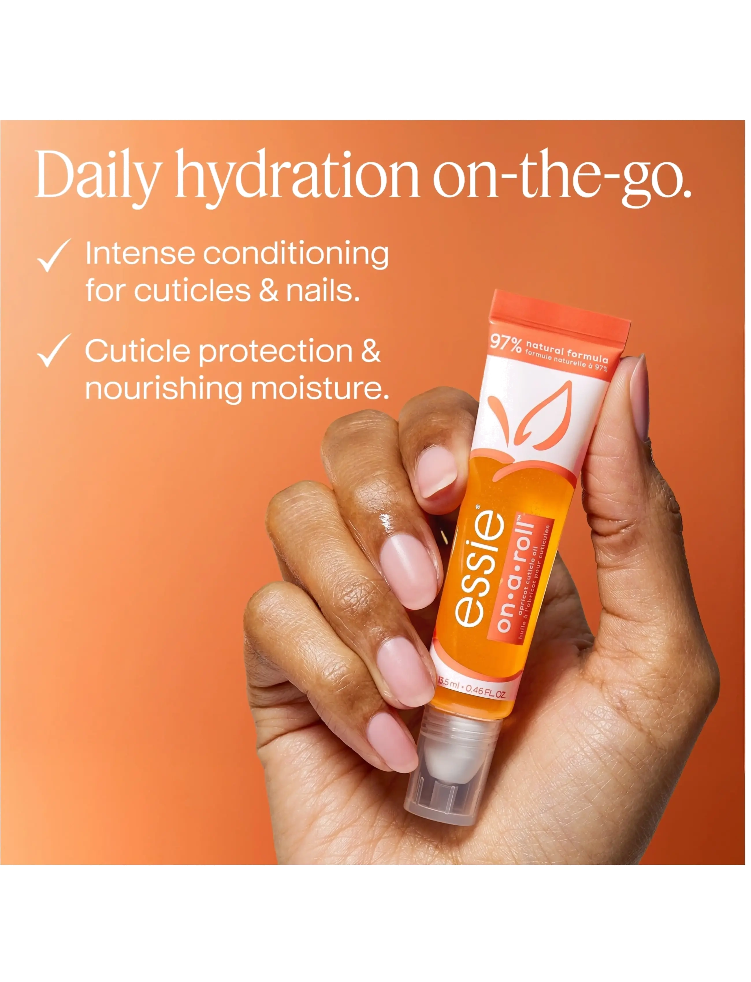 Essie - essie On-a-roll Apricot Nail and Cuticle Oil 13,5 ml - makeup - no colour - 2