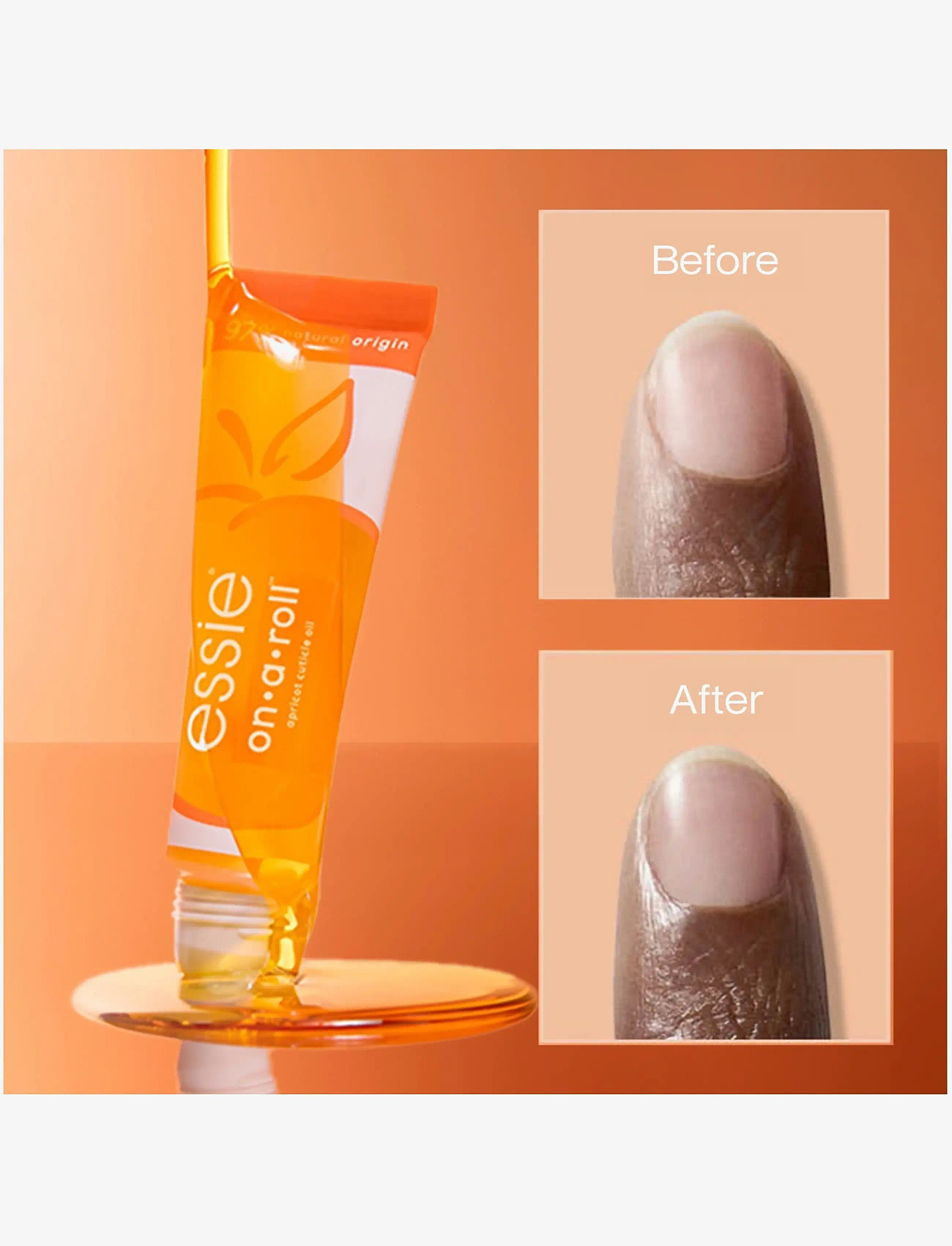 Essie - essie On-a-roll Apricot Nail and Cuticle Oil 13,5 ml - smink - no colour - 4