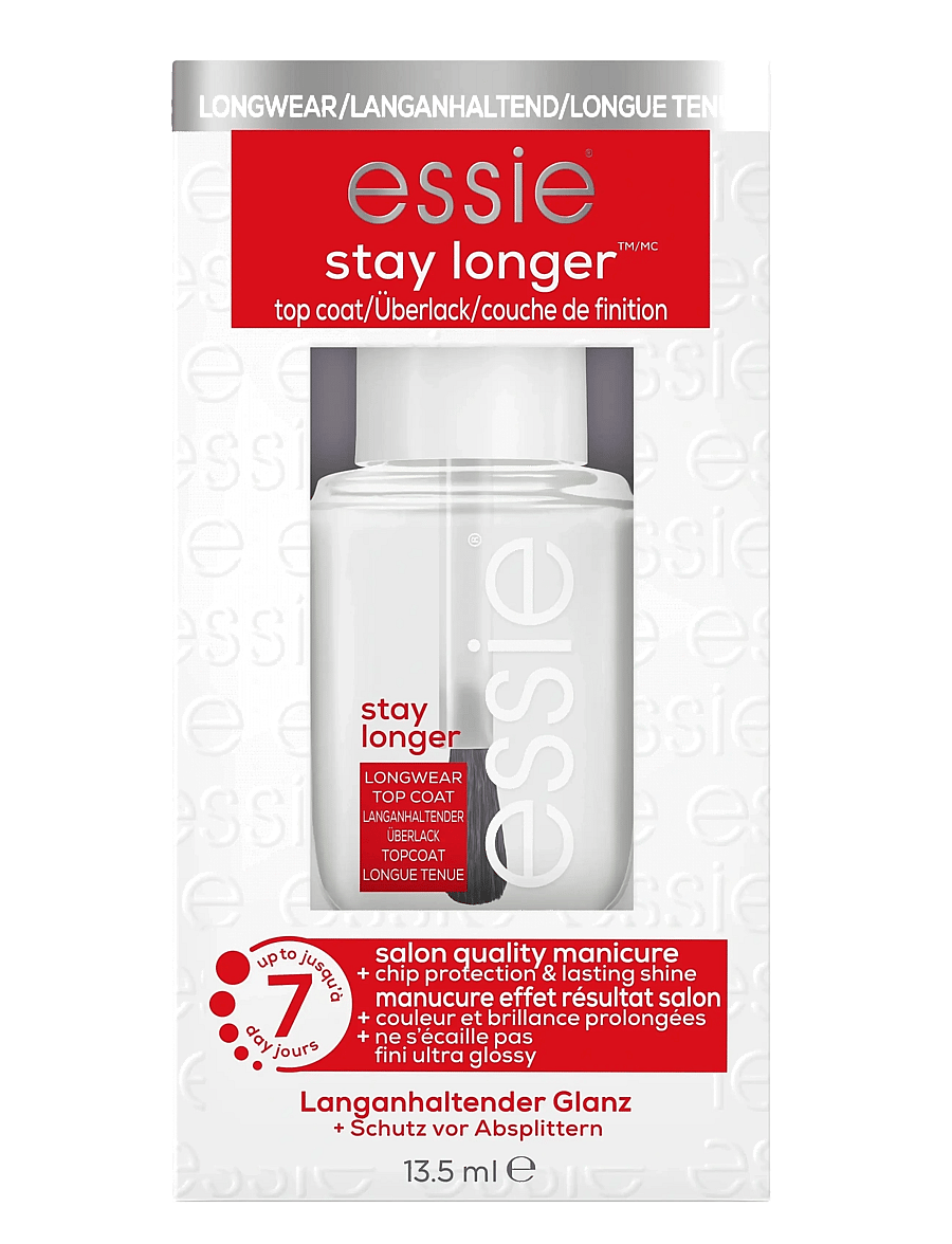 Essie - essie top coat stay longer longwear topcoat - smink - stay longer . - 1