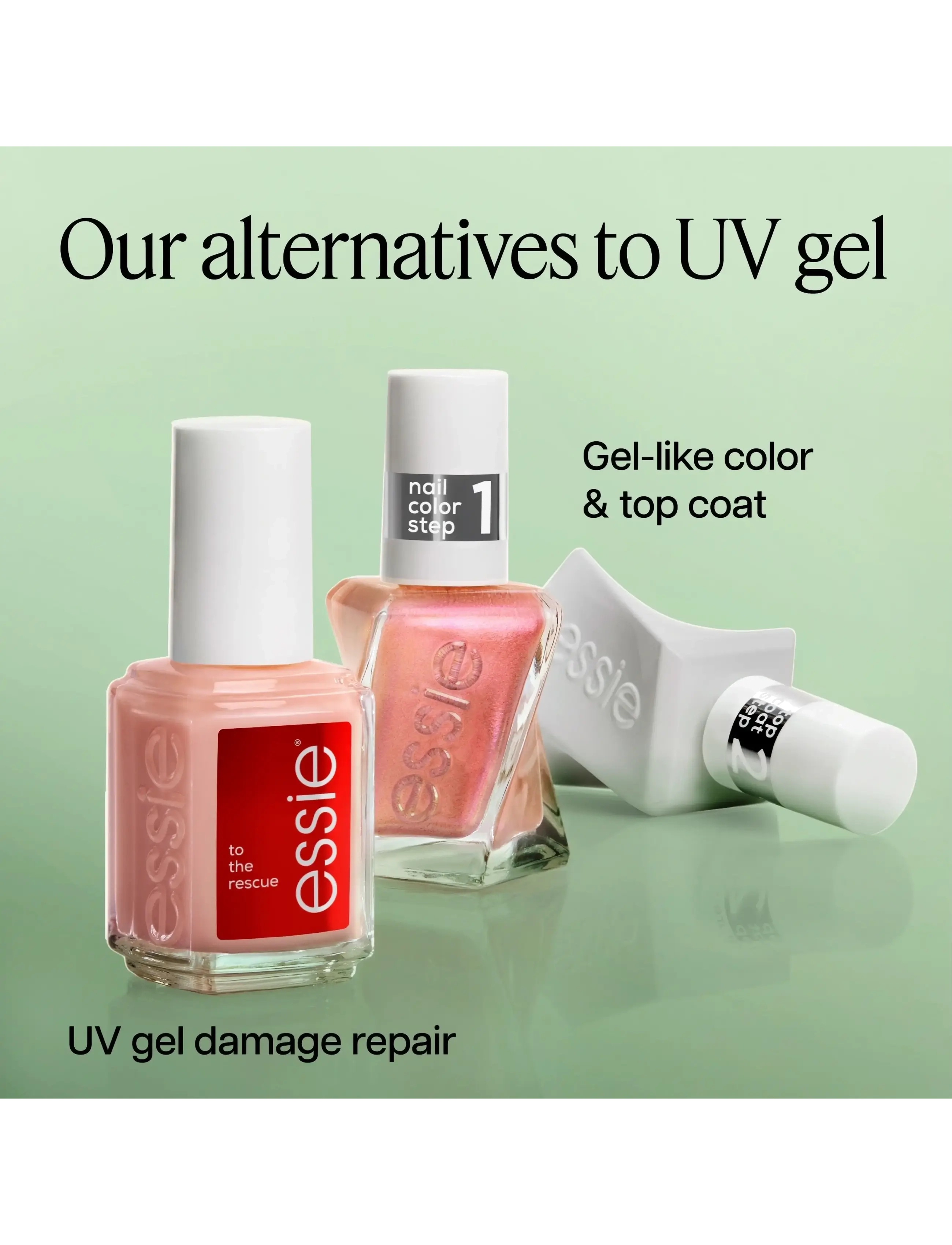 Essie - essie gel couture matte top coat  01 13,5 ml - makeup - matte top coat  01 - 4