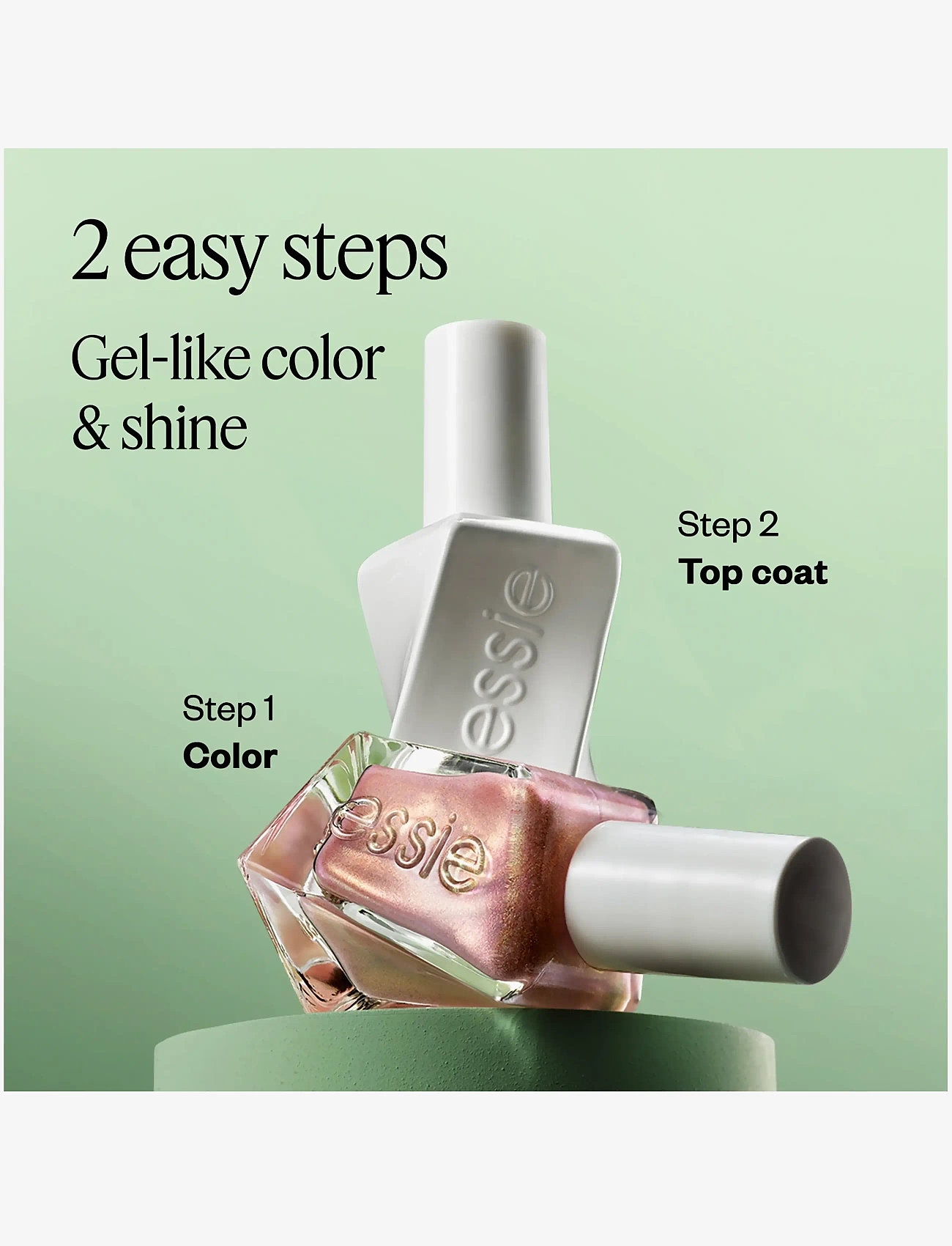 Essie - essie gel couture top coat  00 13,5 ml - sminke - top coat  00 - 2