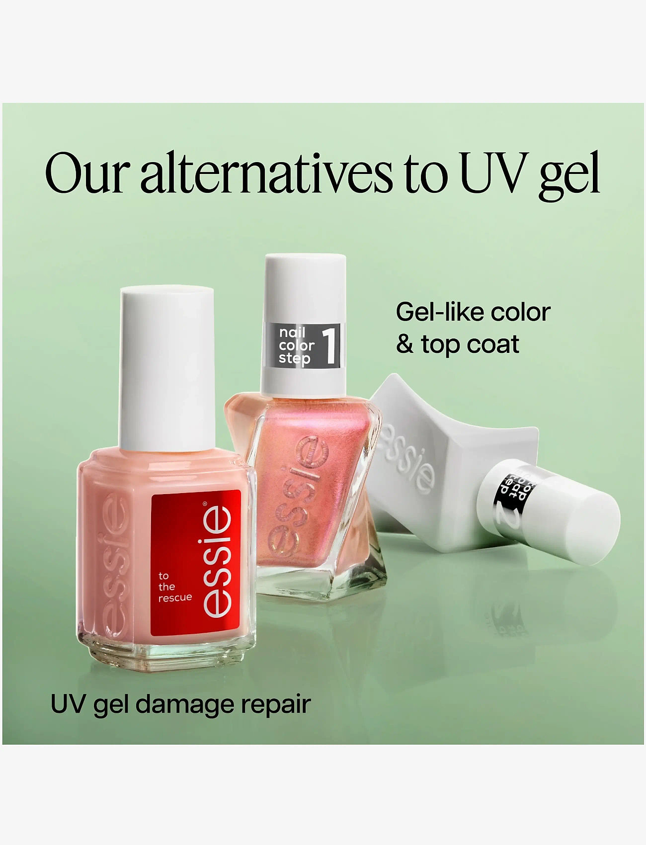 Essie - essie gel couture top coat  00 13,5 ml - sminke - top coat  00 - 4