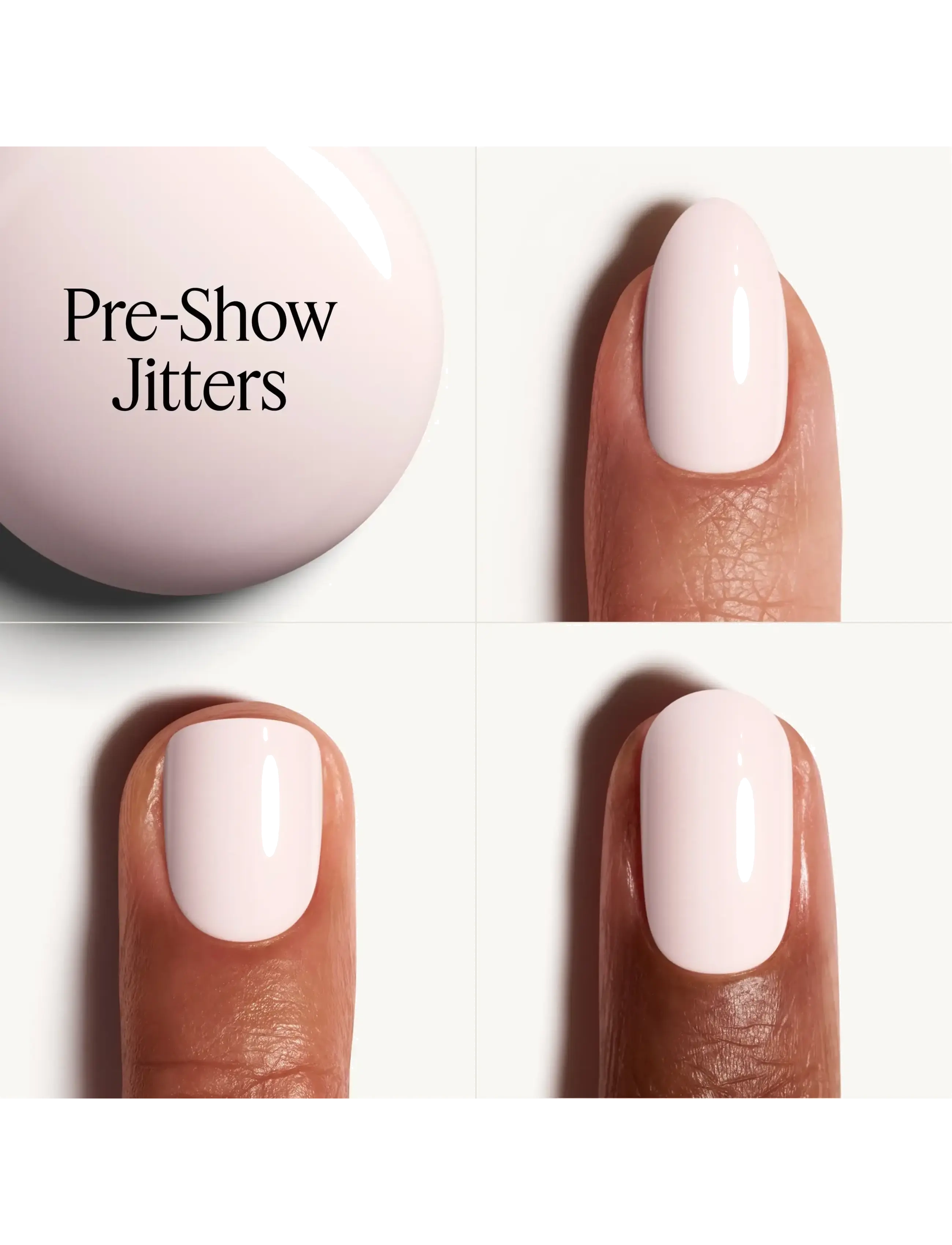 Essie - essie gel couture nail polish 138 pre-show jitters 13,5 ml - bliv klar til date night - pre-show jitters  138 - 1