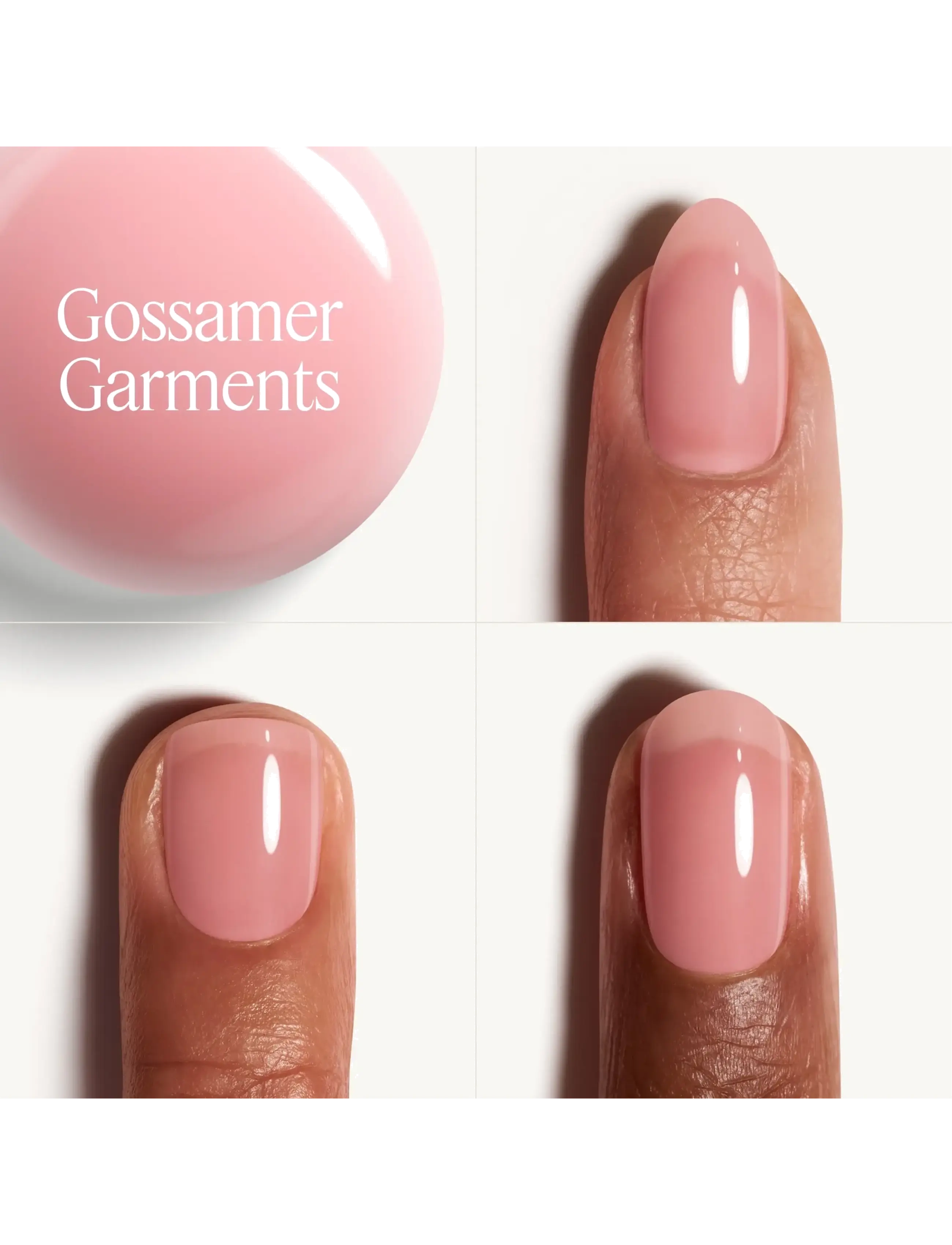 Essie - essie gel couture nail polish 505 gossamer garments 13,5 ml - neglelakker - gossamer garments  505 - 1