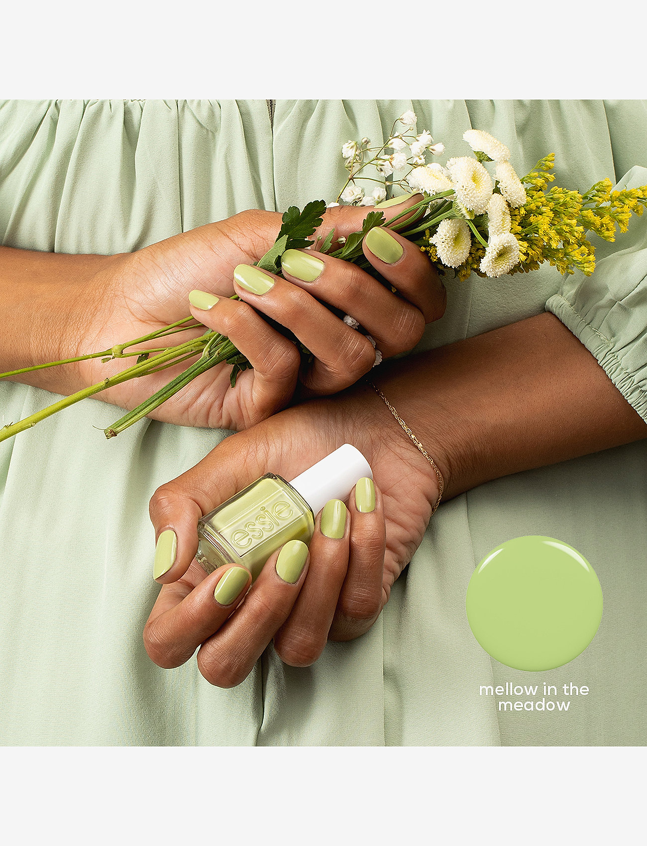 Essie - essie, midsummer 2024 collection, 973 mellow in the meadow 13,5ml - julegaver under 300kr - mellow in the meadow - 4