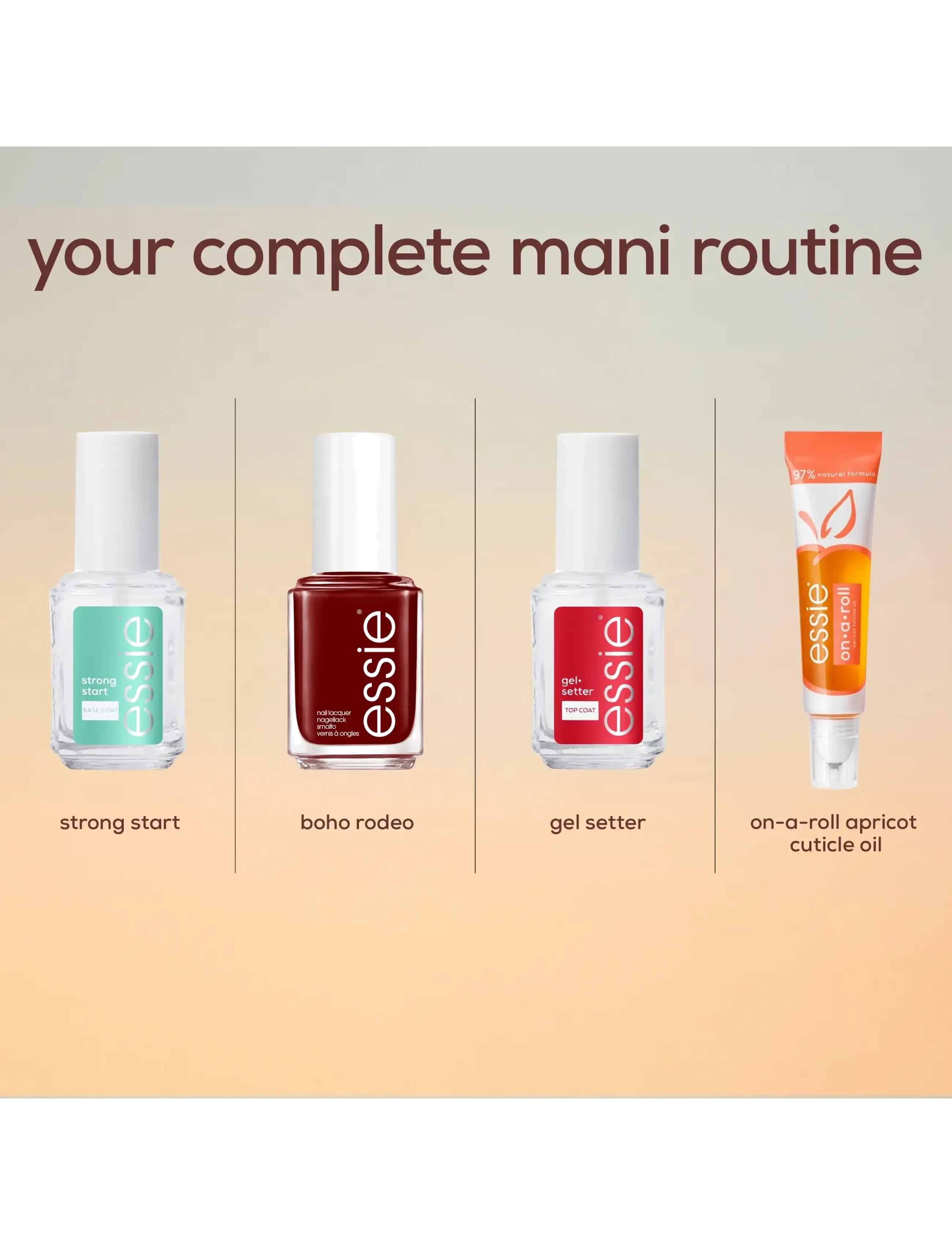 Essie - essie original nail polish 1012 boho rodeo 13,5 ml - neglelakker - boho rodeo - 2