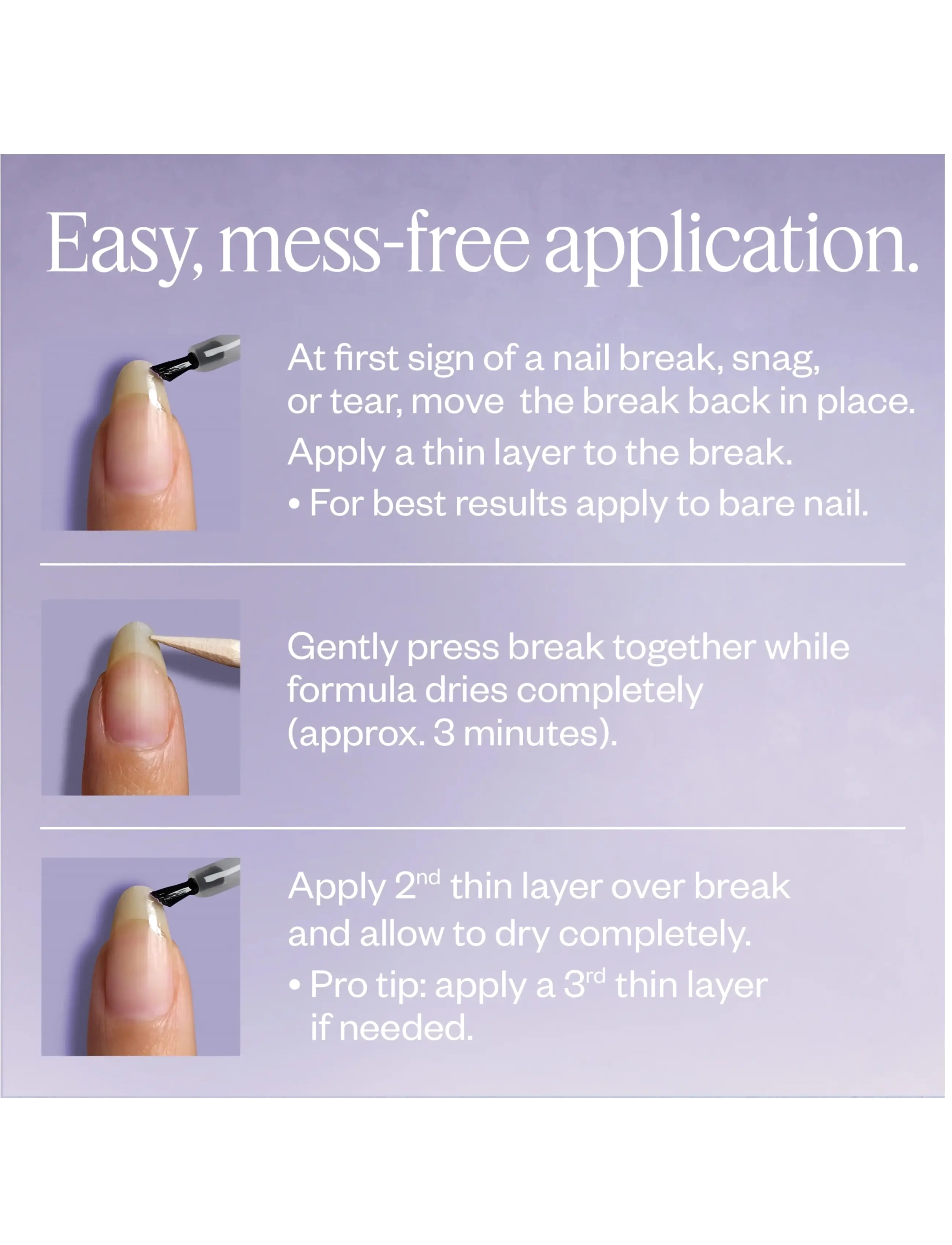 Essie - essie break fix liquid nail patch - festkläder till outletpriser - transparent - 4
