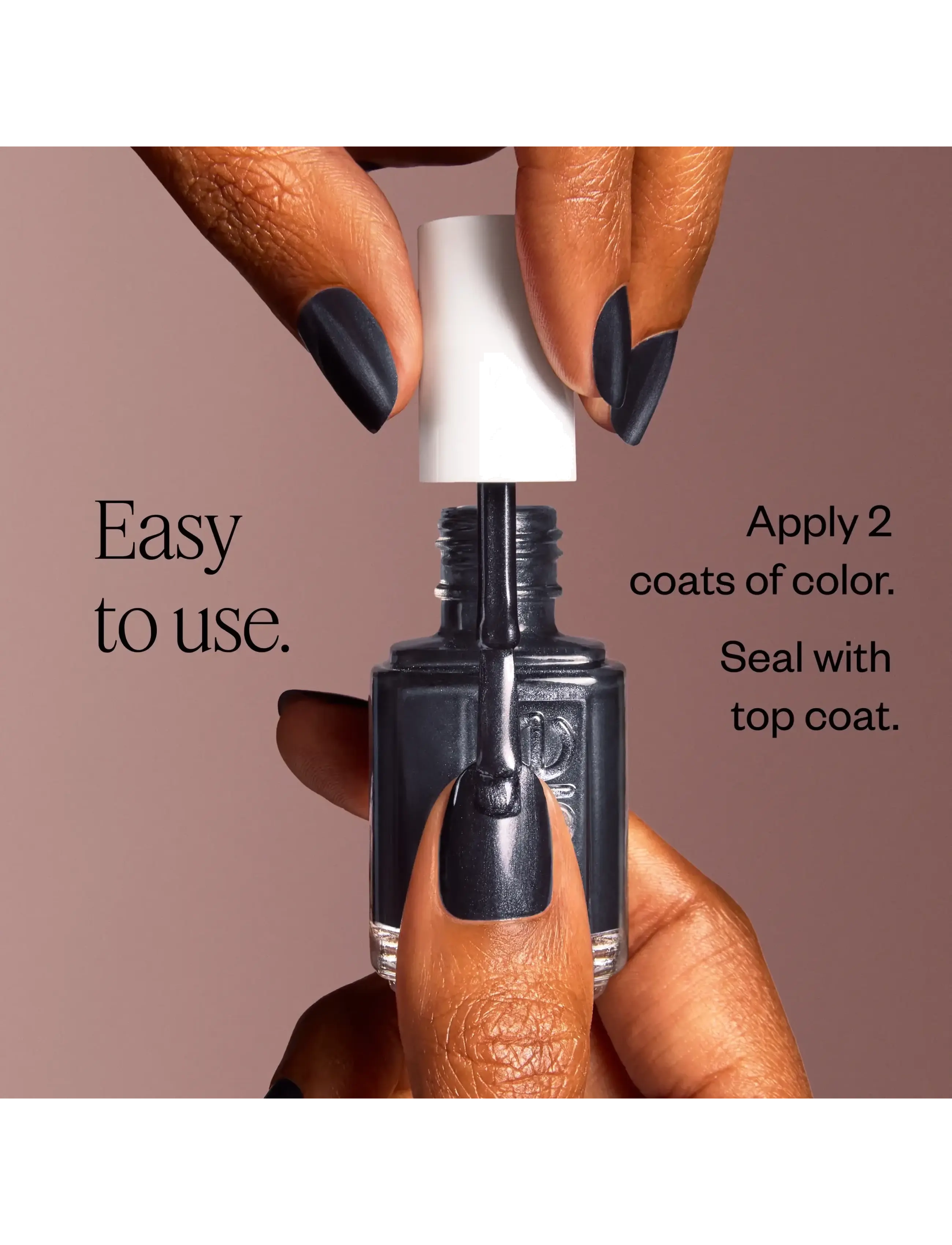 Essie - Essie Original Nail Polish Moonlight Ballet Collection Onyx Swan 13,5 ml - smink - onyx swan - 5