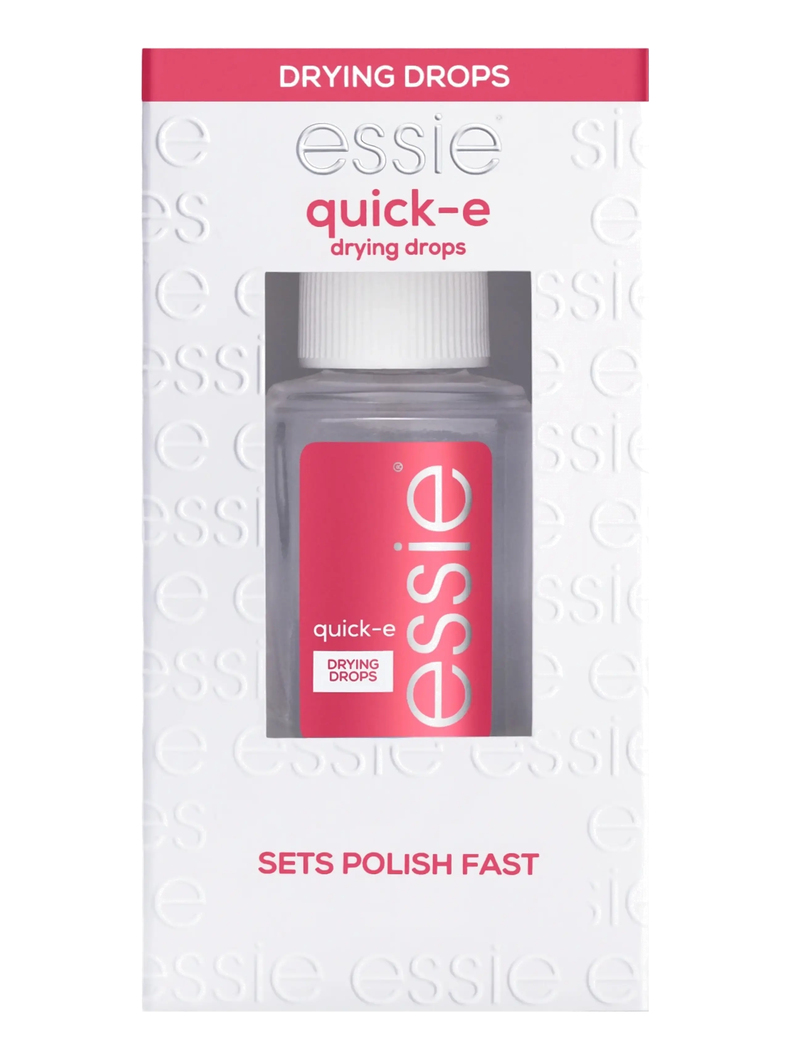 Essie Top Coat Quick-E Drying Drops, Neglepleje, Nude, Str: 61G