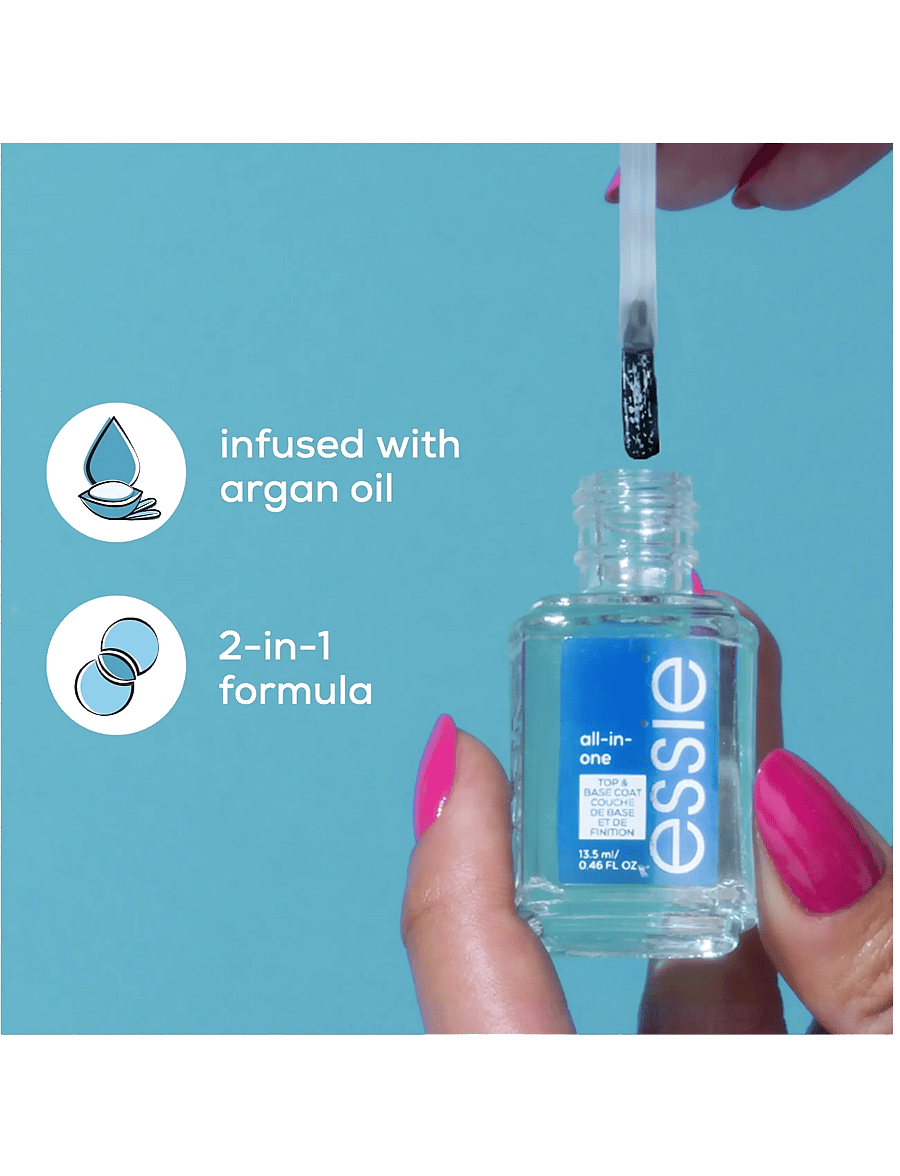 Essie - essie base coat all in one - makeup - all-in-one top & base coat - 1