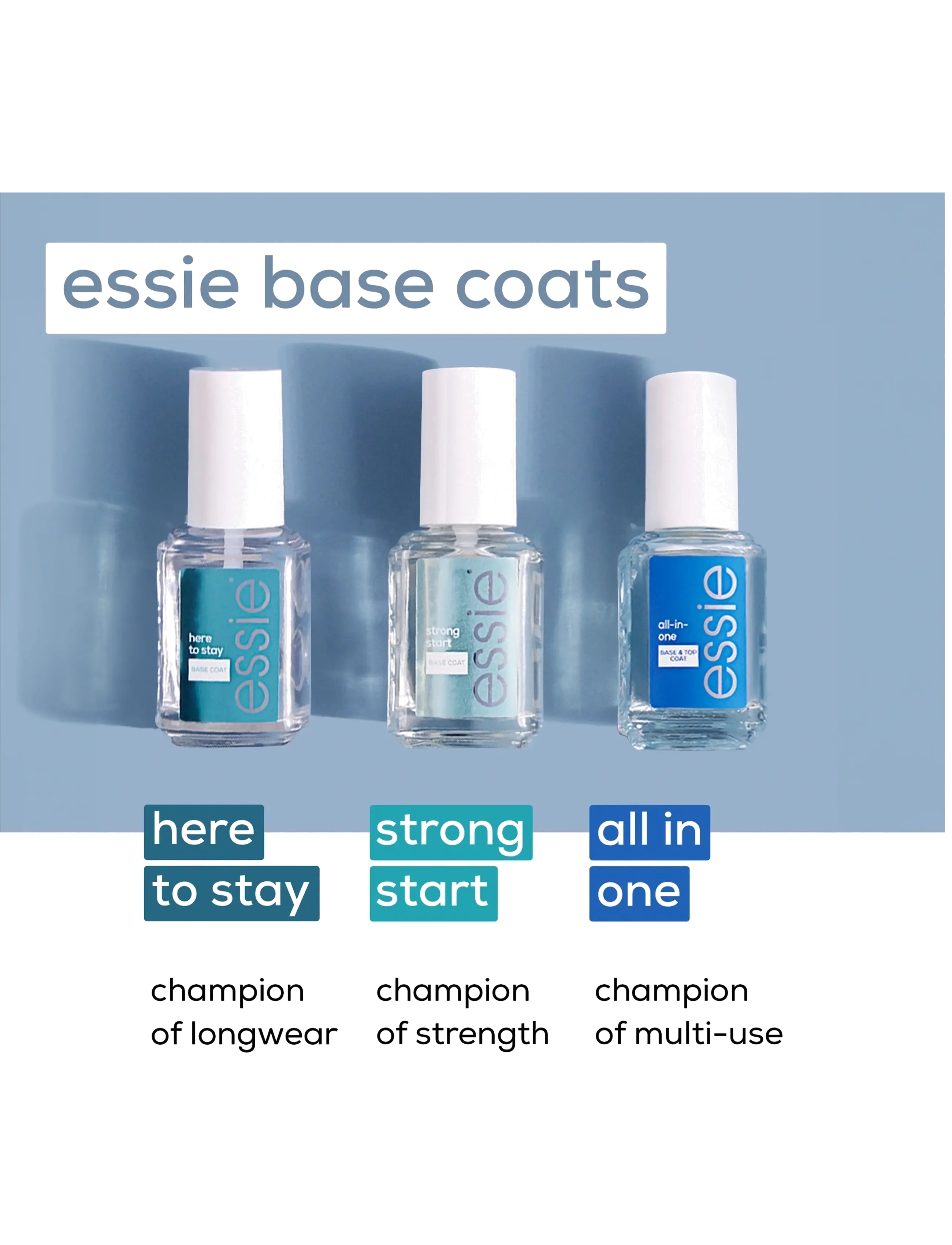 Essie - essie base coat all in one - festtøj til outletpriser - all-in-one top & base coat - 4