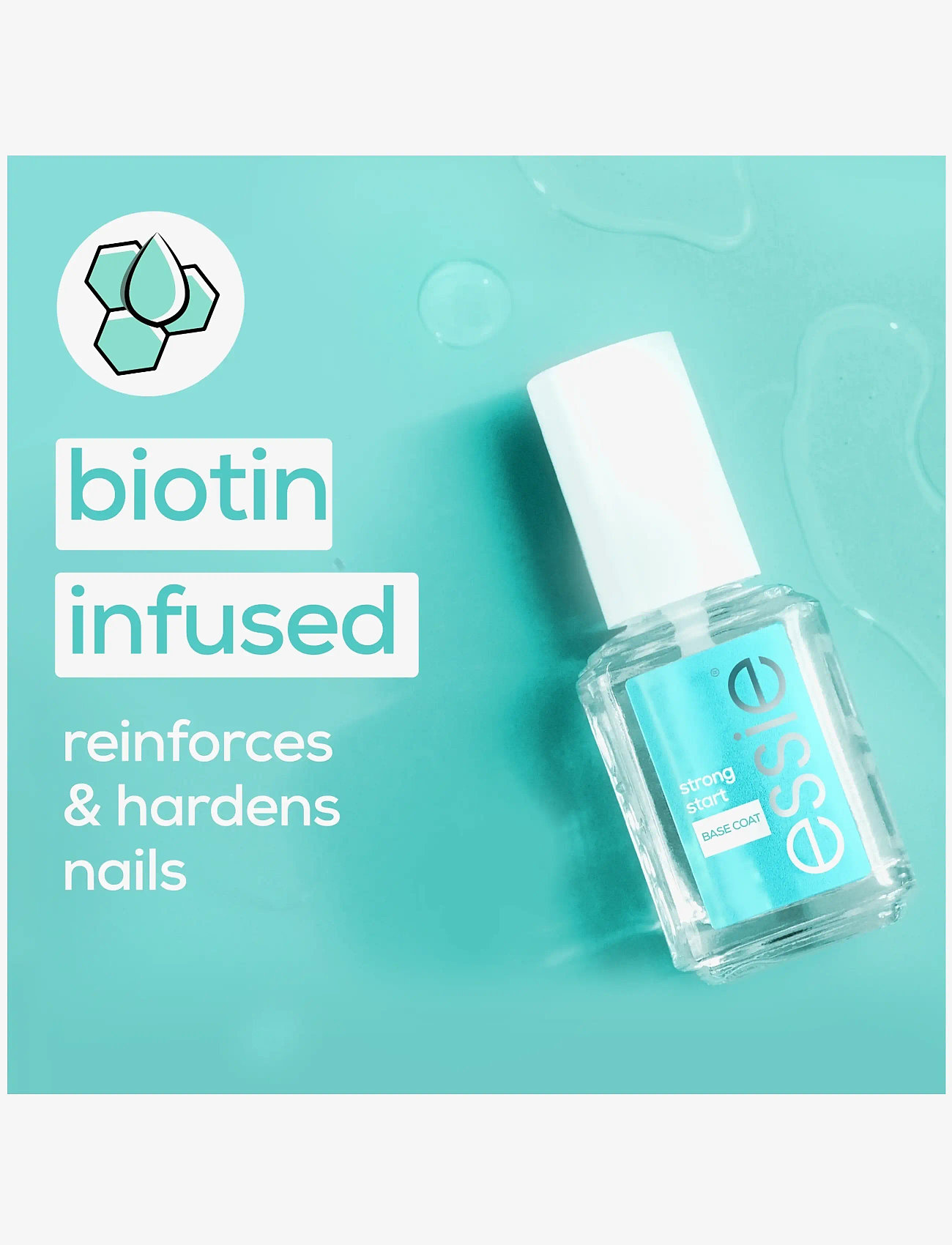 Essie - essie Care Strong Start Base Coat - valmiina treffi-iltaan - as strong as it gets base coat - 2