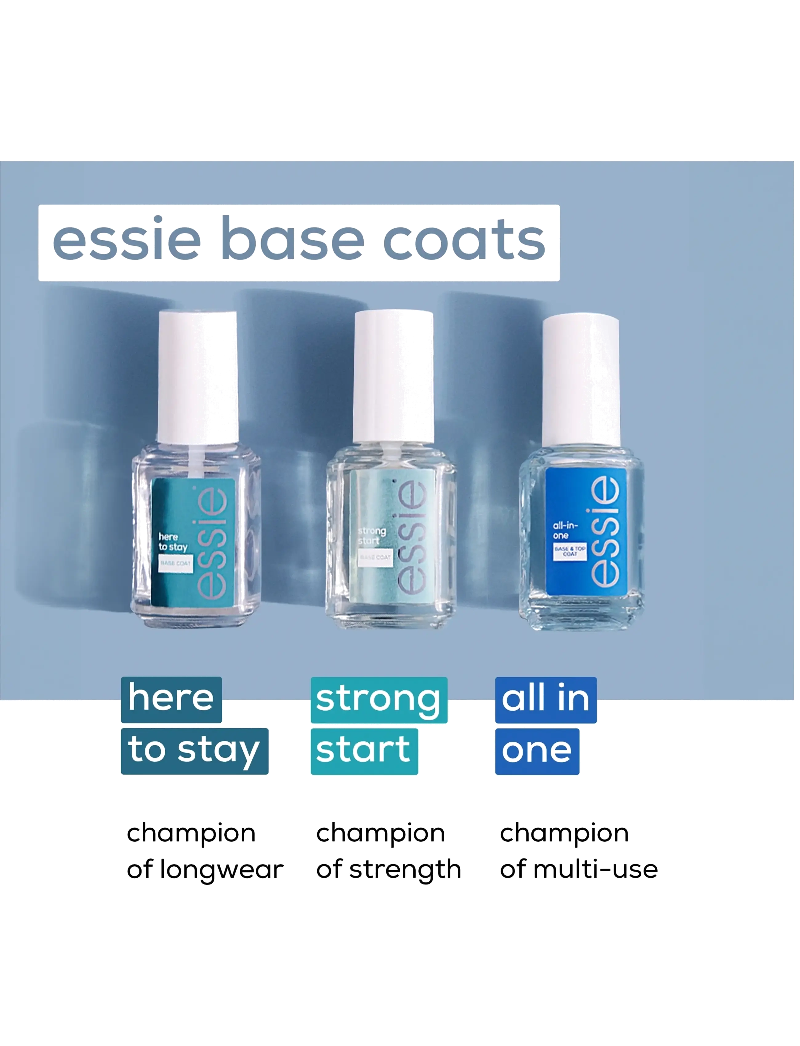 Essie - essie Care Strong Start Base Coat - redo för date night - as strong as it gets base coat - 4