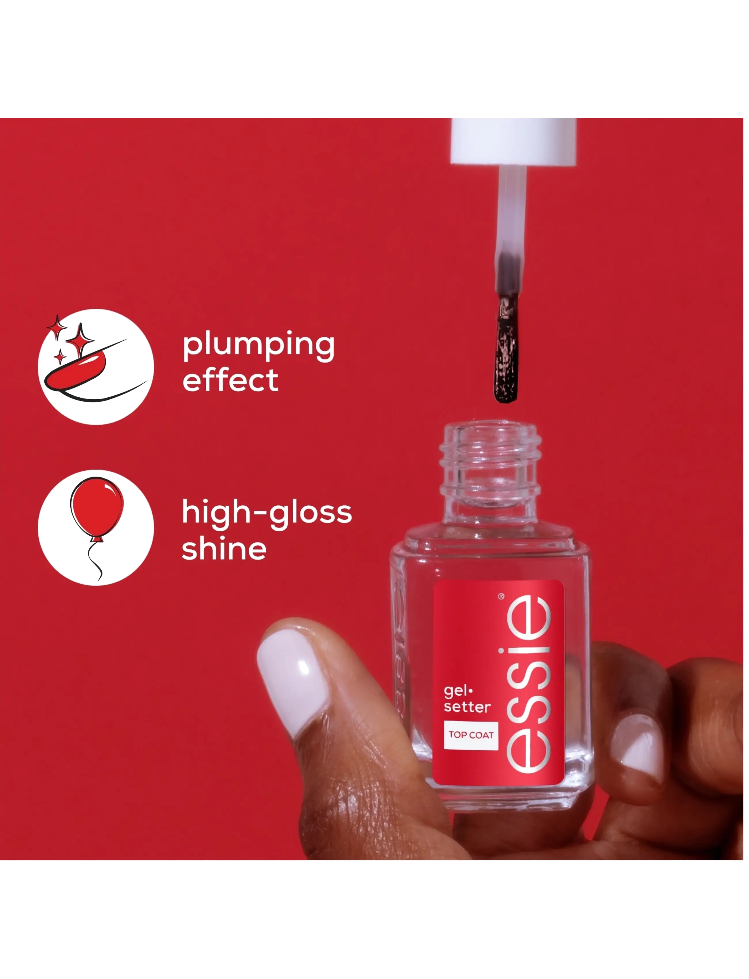 Essie - essie top coat gel setter - juhlamuotia outlet-hintaan - gel setter top coat - 3