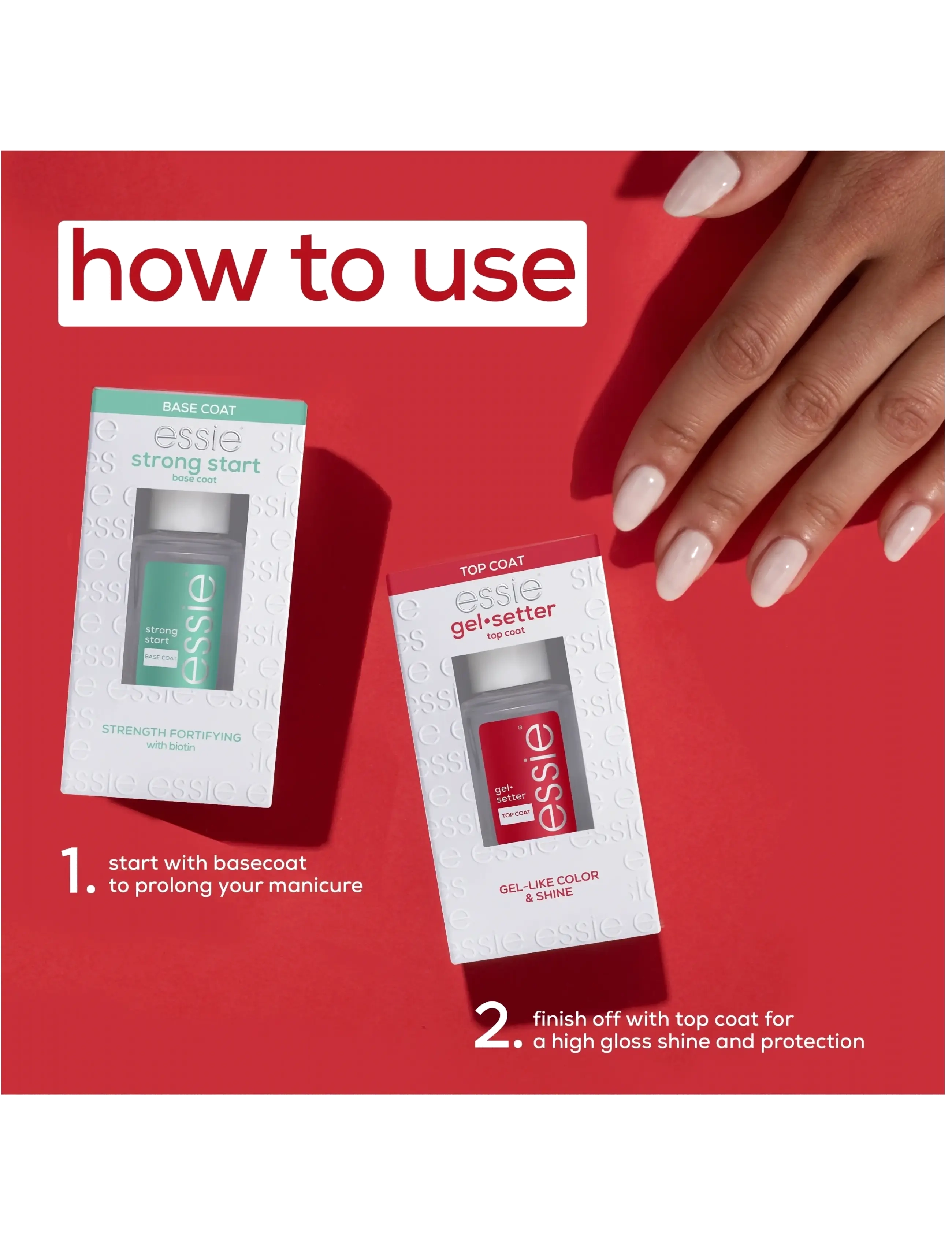 Essie - essie top coat gel setter - juhlamuotia outlet-hintaan - gel setter top coat - 4