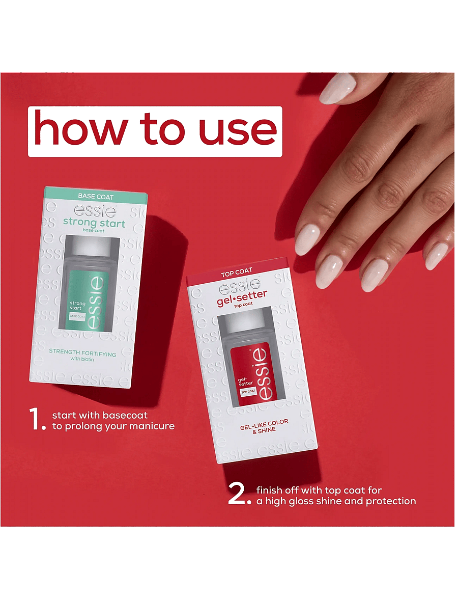 Essie - essie top coat gel setter - makeup - gel setter top coat - 4